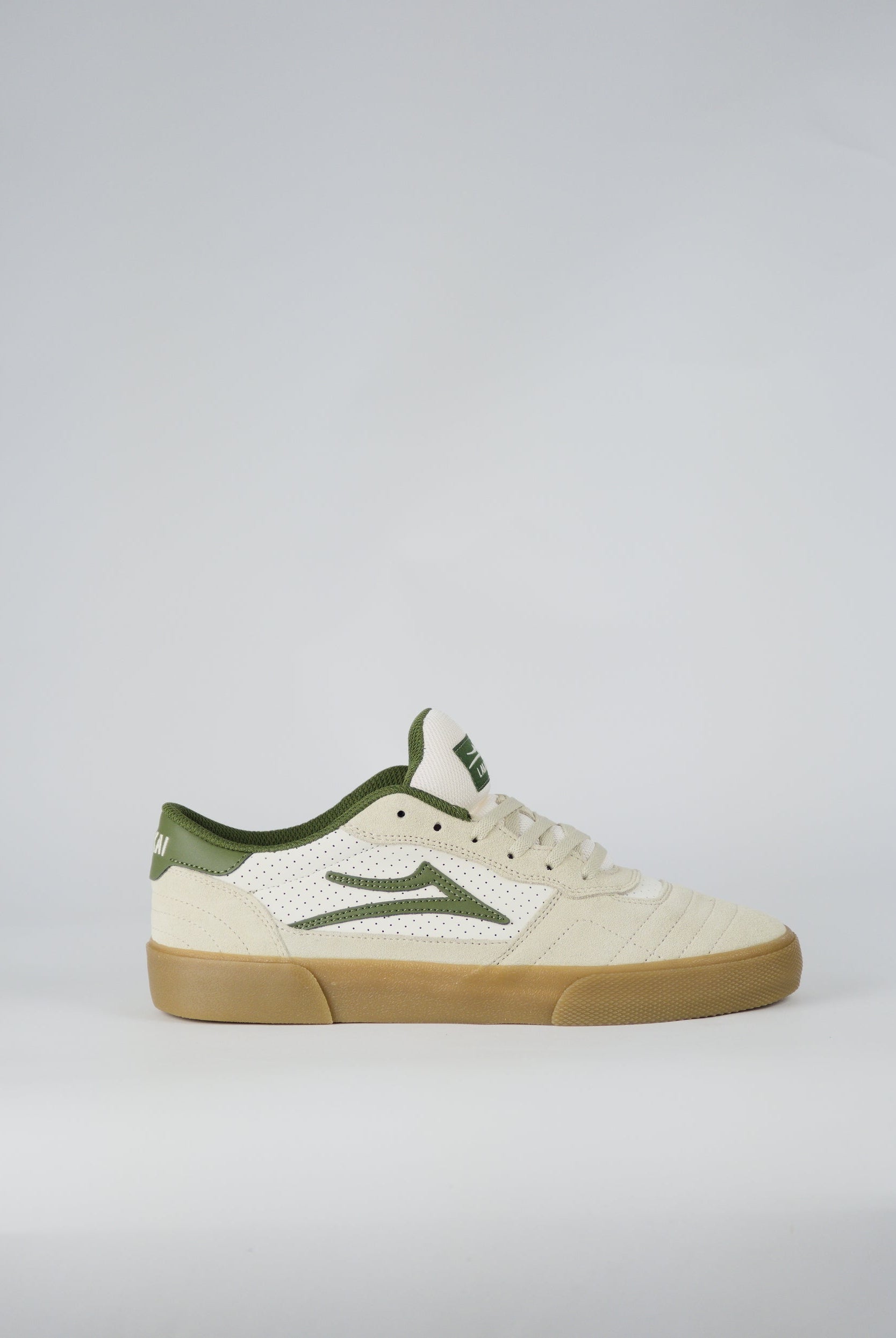 Lakai - cambridge skate shoe - cream suede