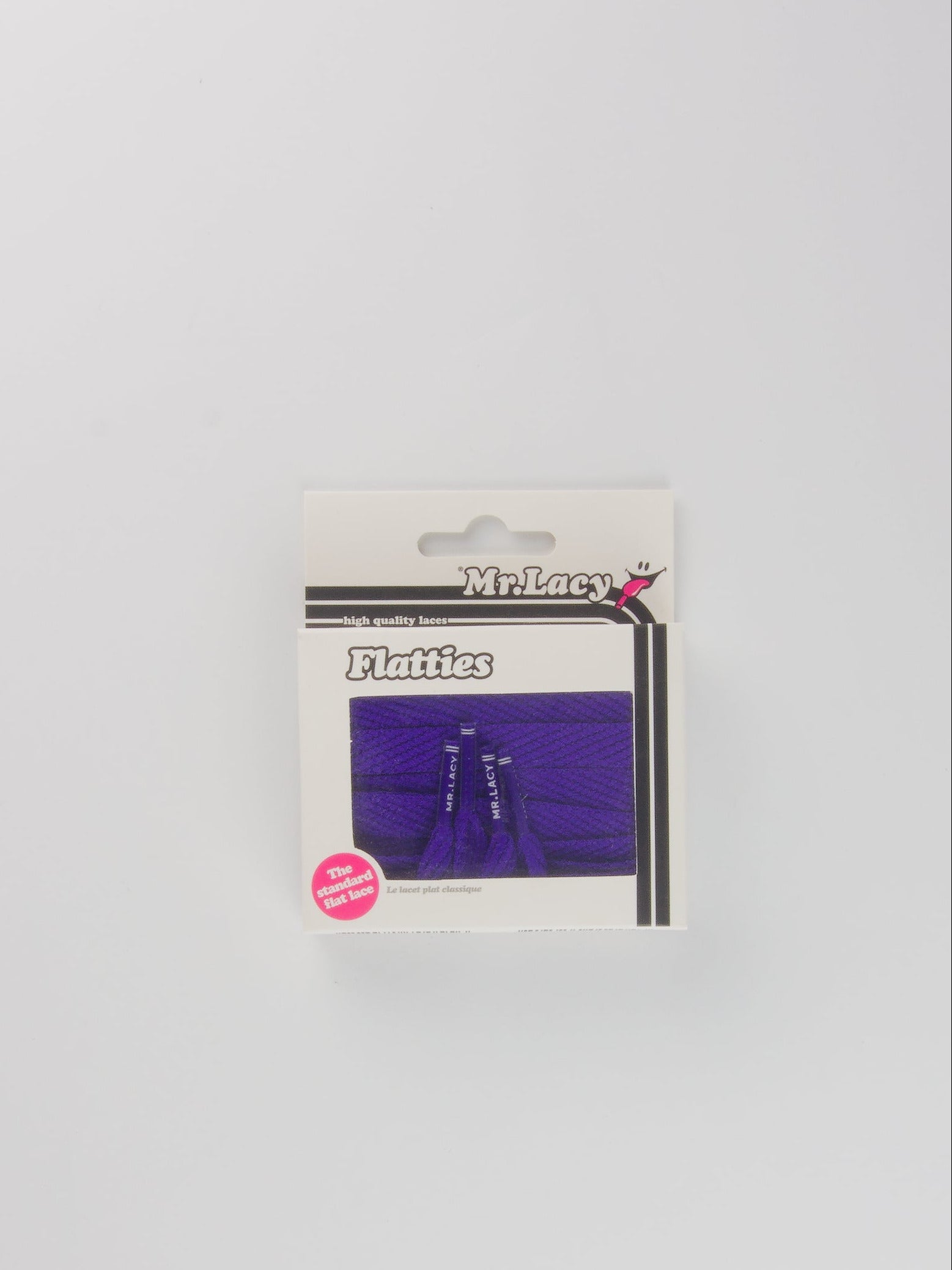 Mr lacy - flatties - purple 130cm
