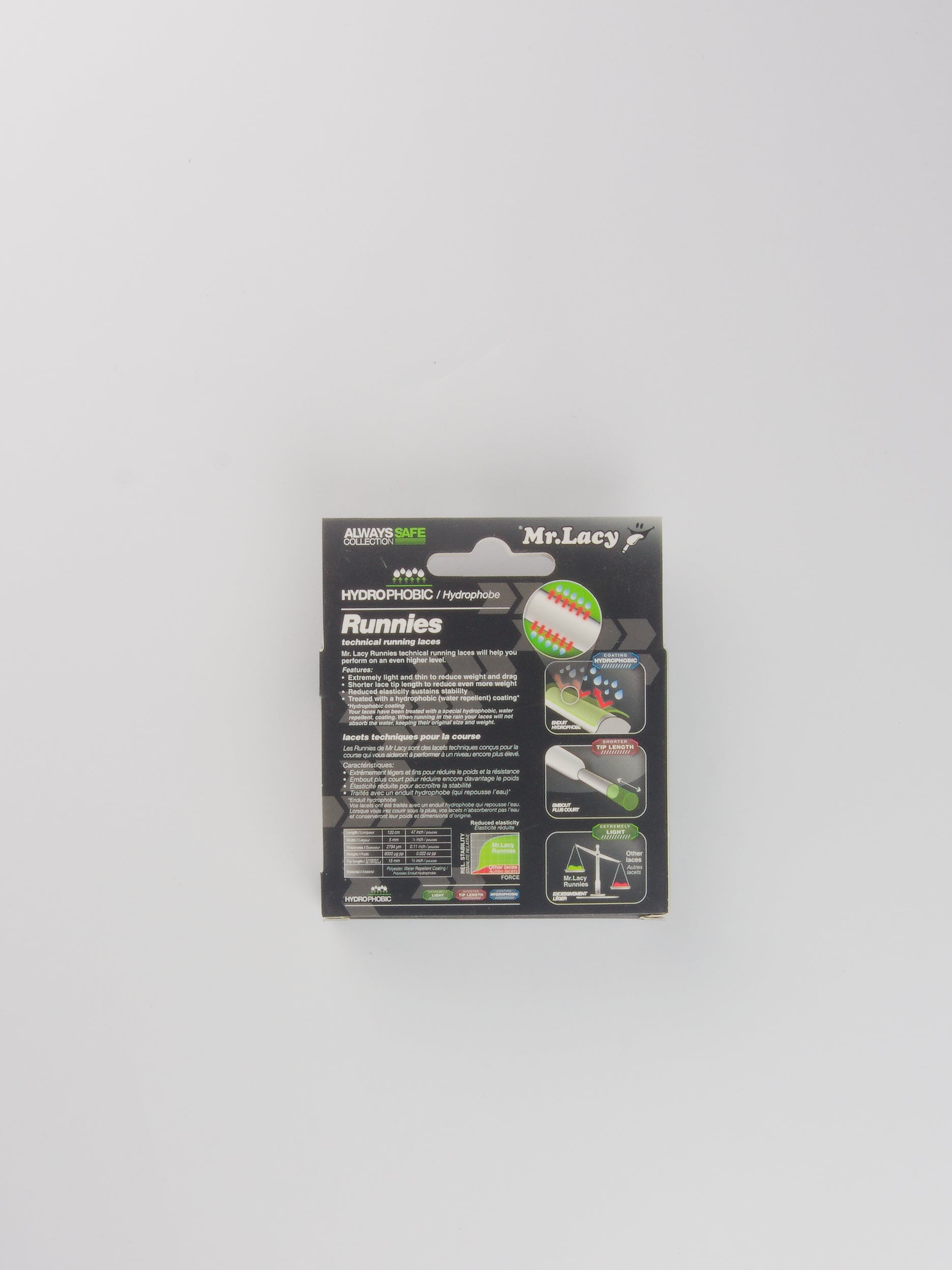 Mr lacy - runnies oval white - 130cm