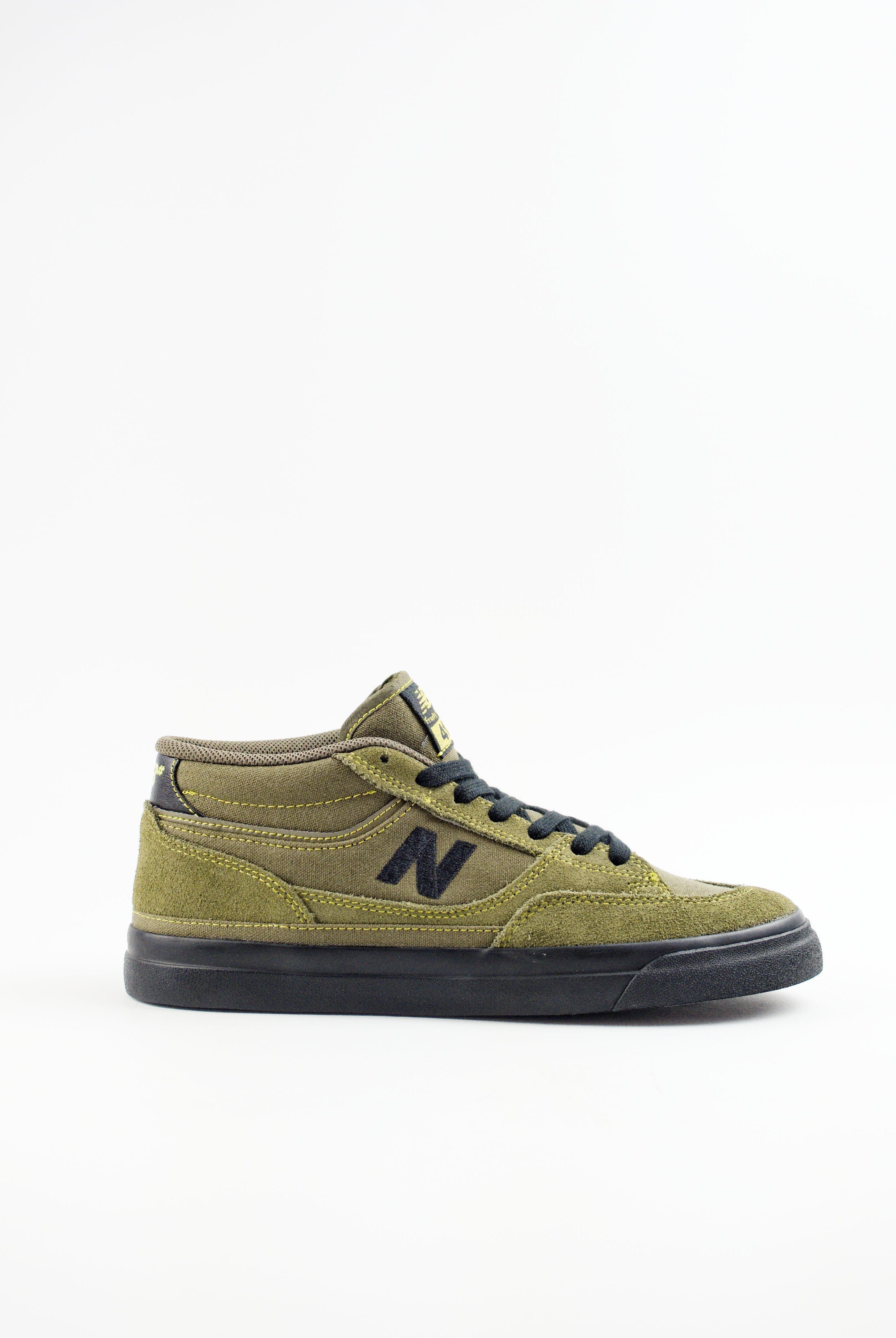 New balance numeric - 417 mid frankie villani’s - dark moss / black pro skate shoe
