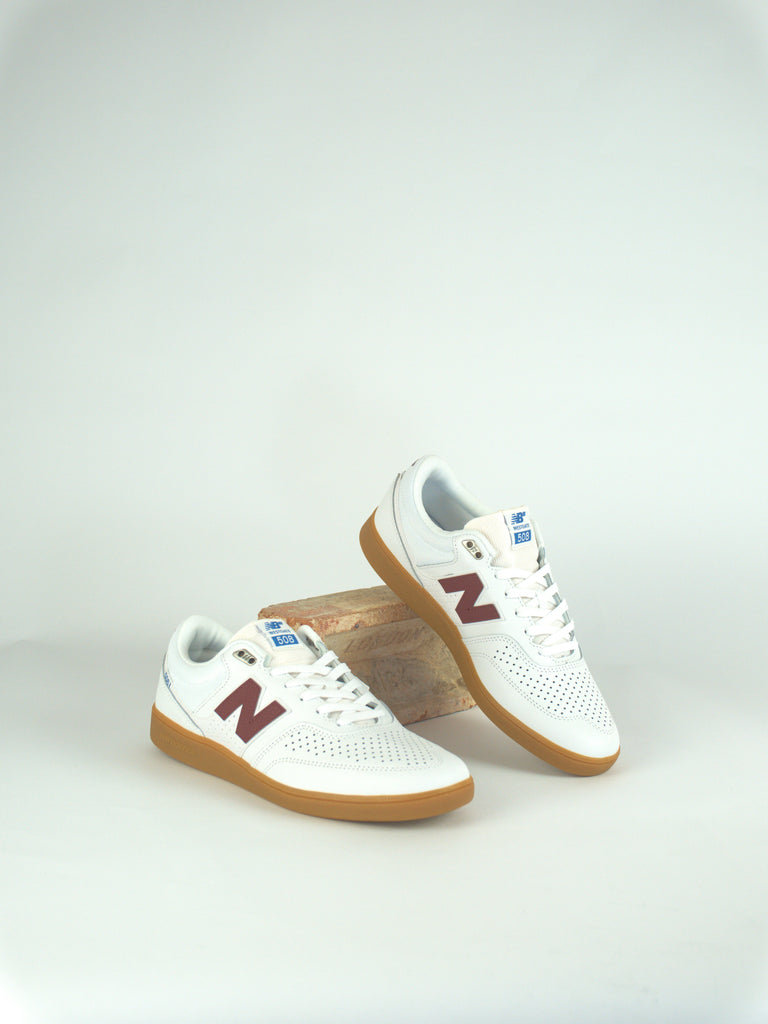 New Balance Numeric - 508 Wbg - White / Off / Red - Brandon Westgate - Pro Model Footwear Fast Shipping - Grind Supply Co - Online