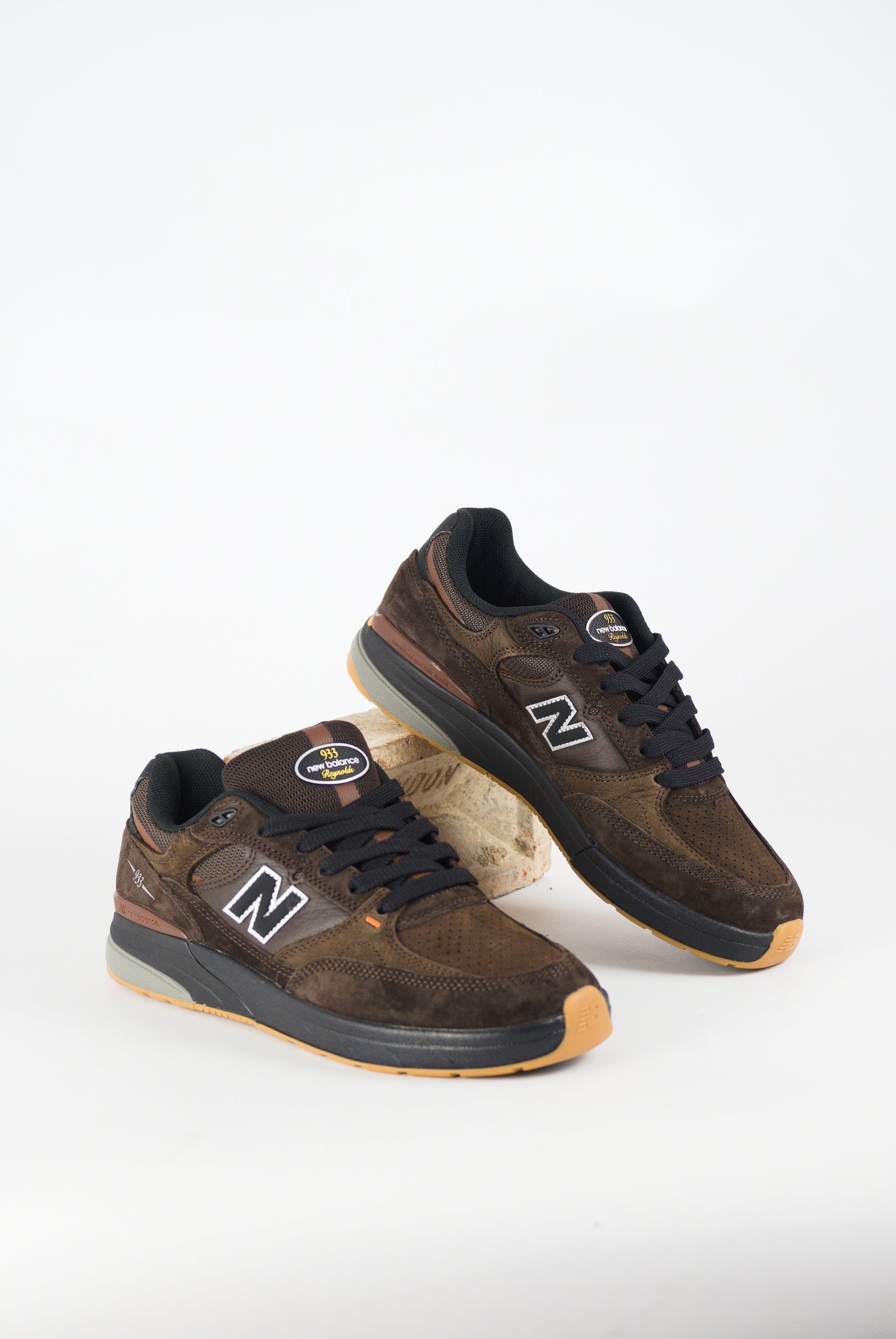 New balance numeric - 933 andrew reynolds - brown black