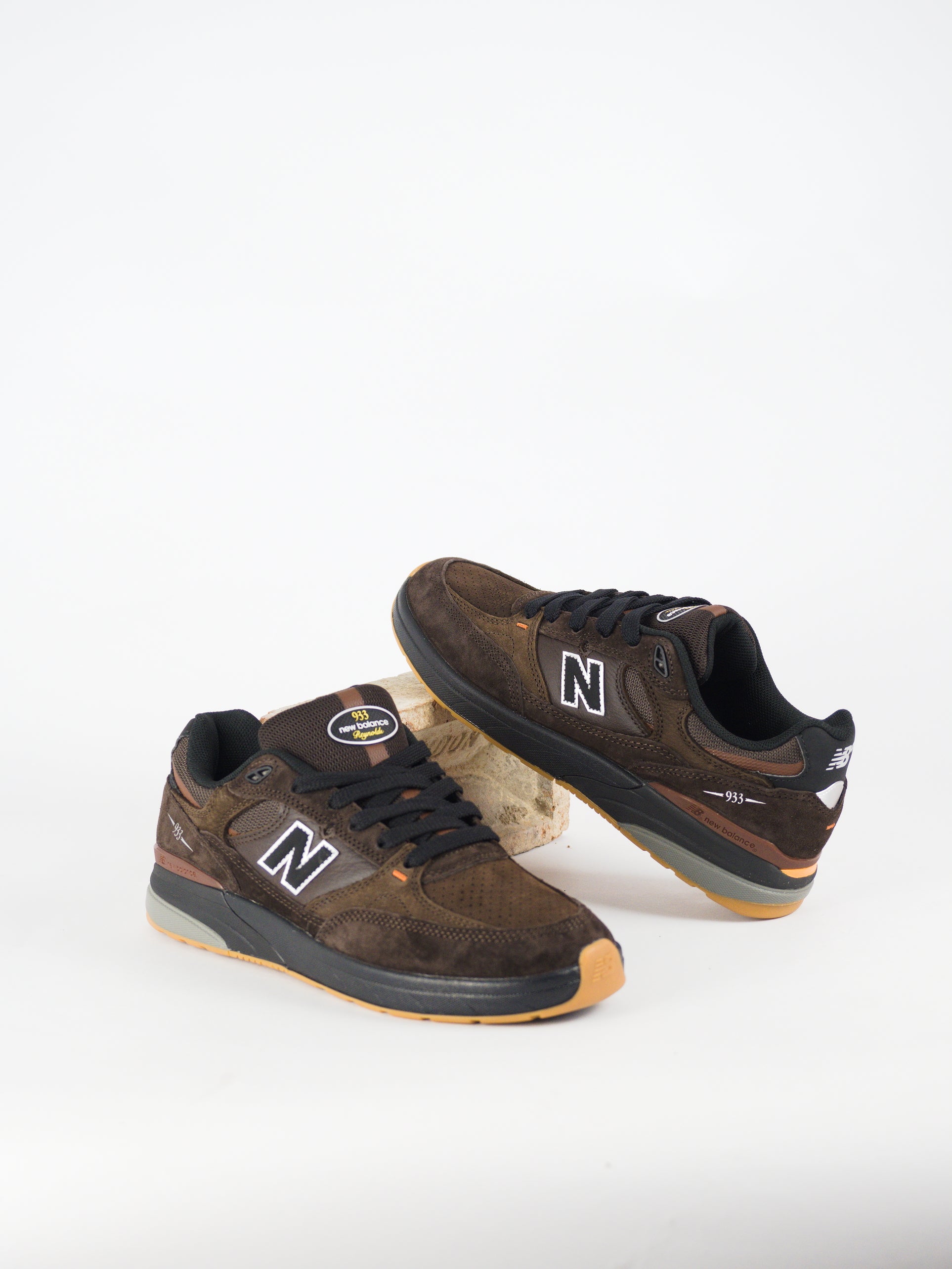 New balance numeric - 933 andrew reynolds - brown black