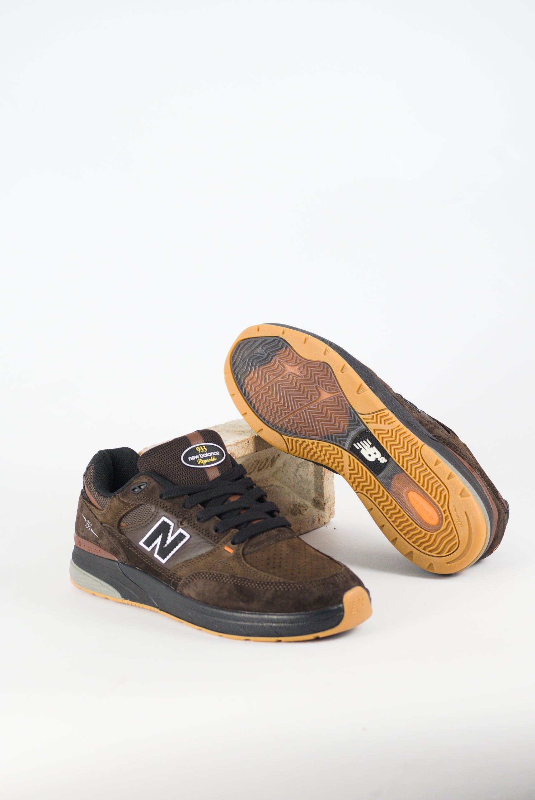 New balance numeric - 933 andrew reynolds - brown black