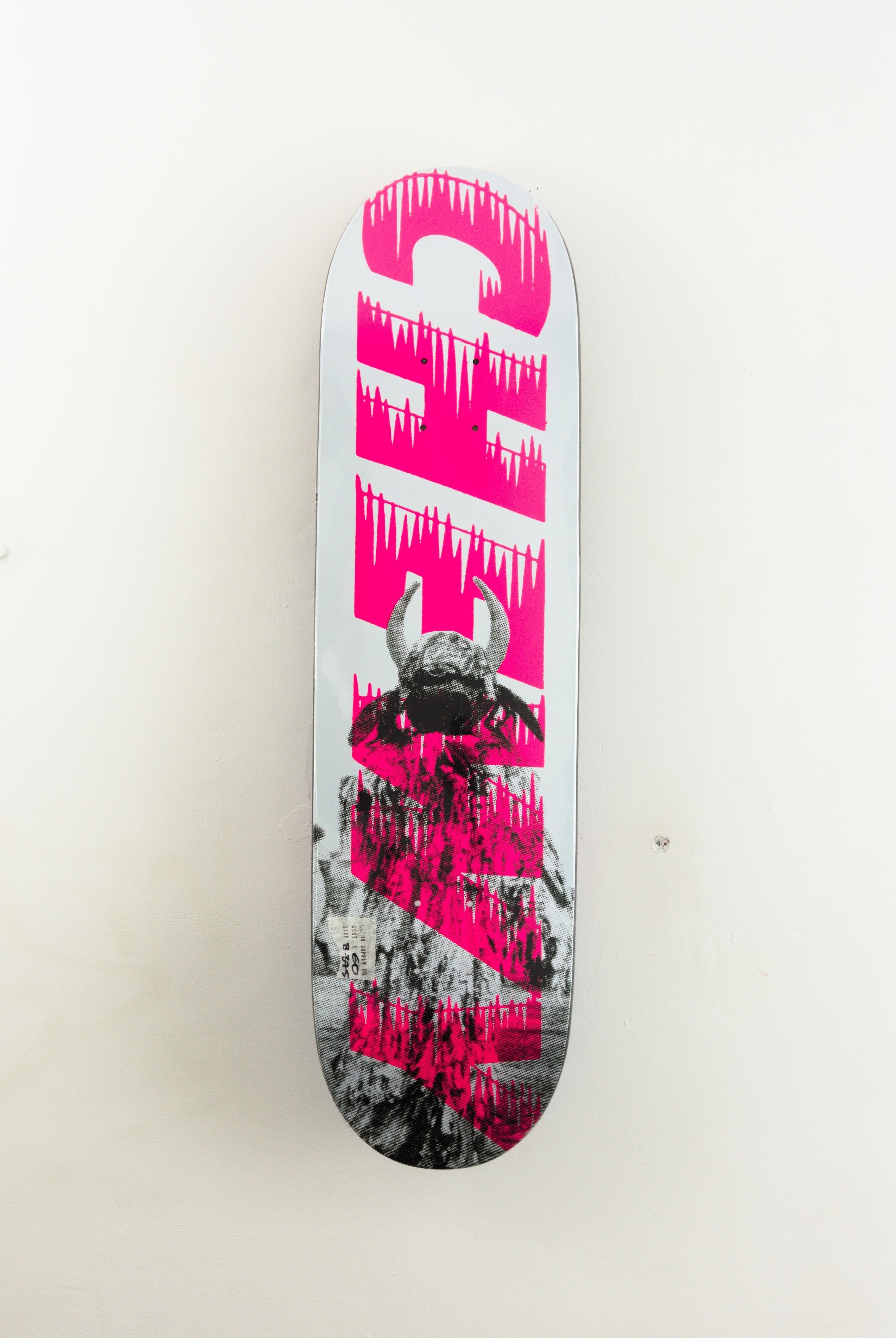 Palace chewwy cannon pro s37 skateboard deck 8.375 pink gray skateboard