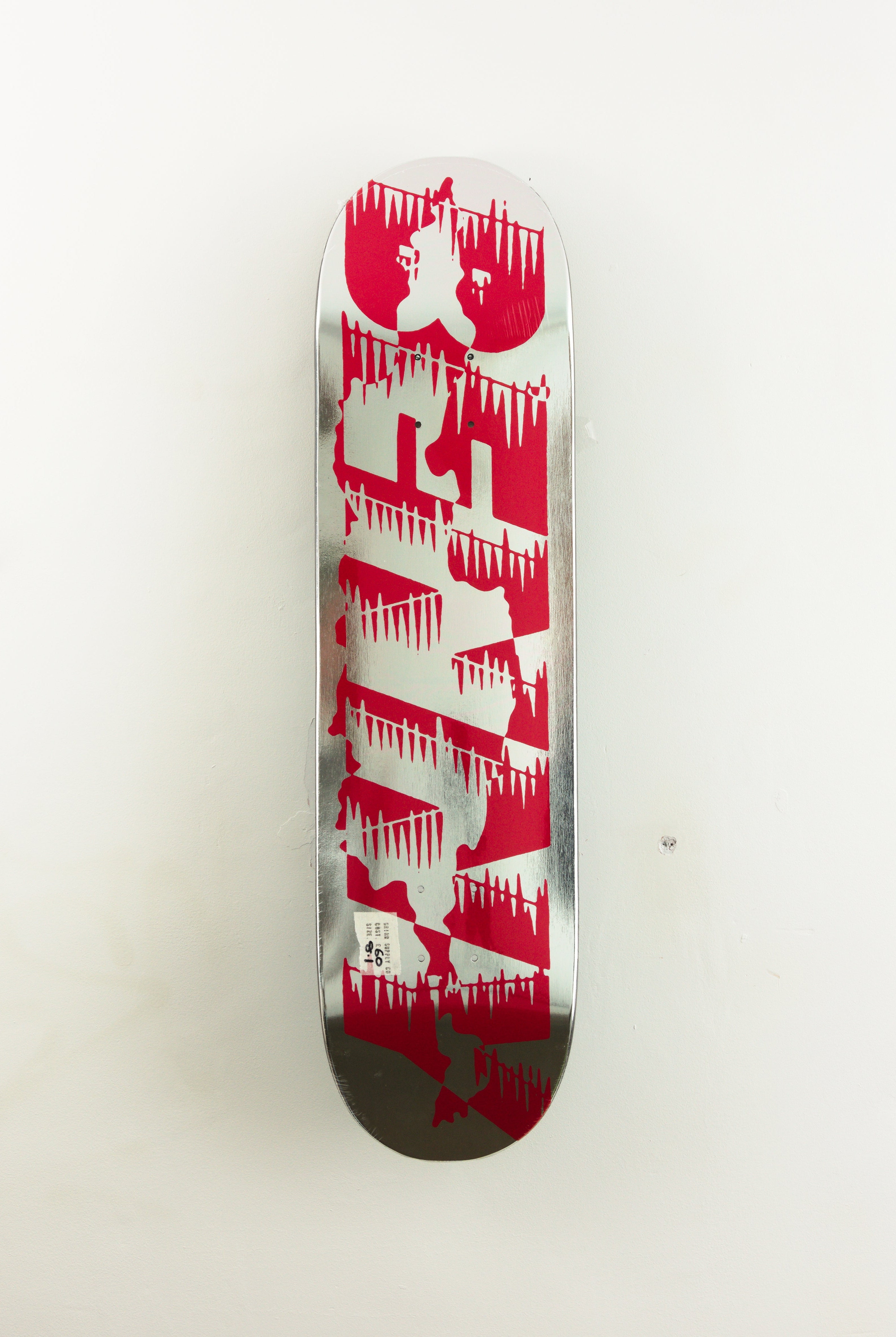 Palace fairfax pro s37 skateboard deck 8.1 x 31.80 red white skateboard