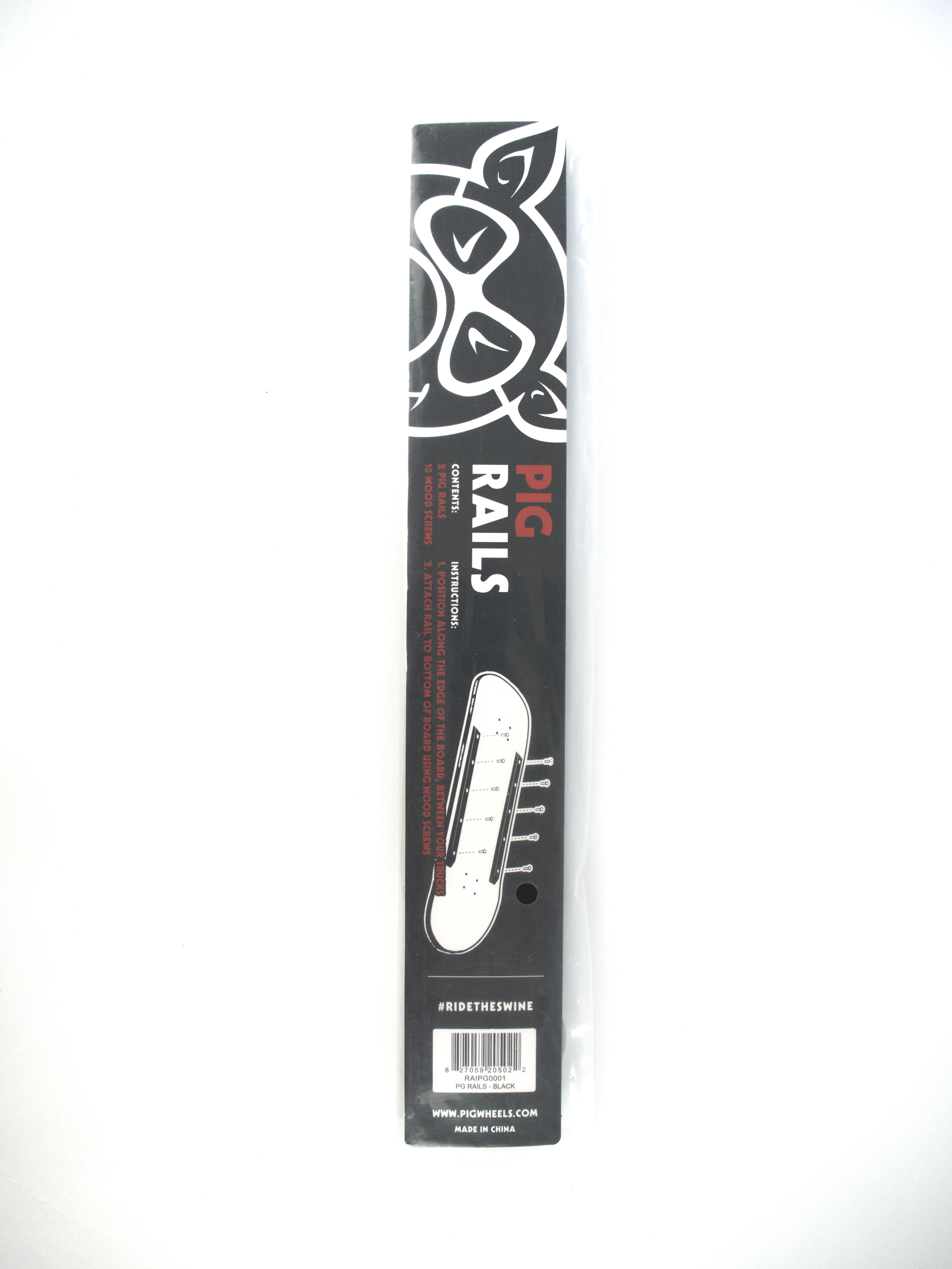 Pig wheels - rails - black