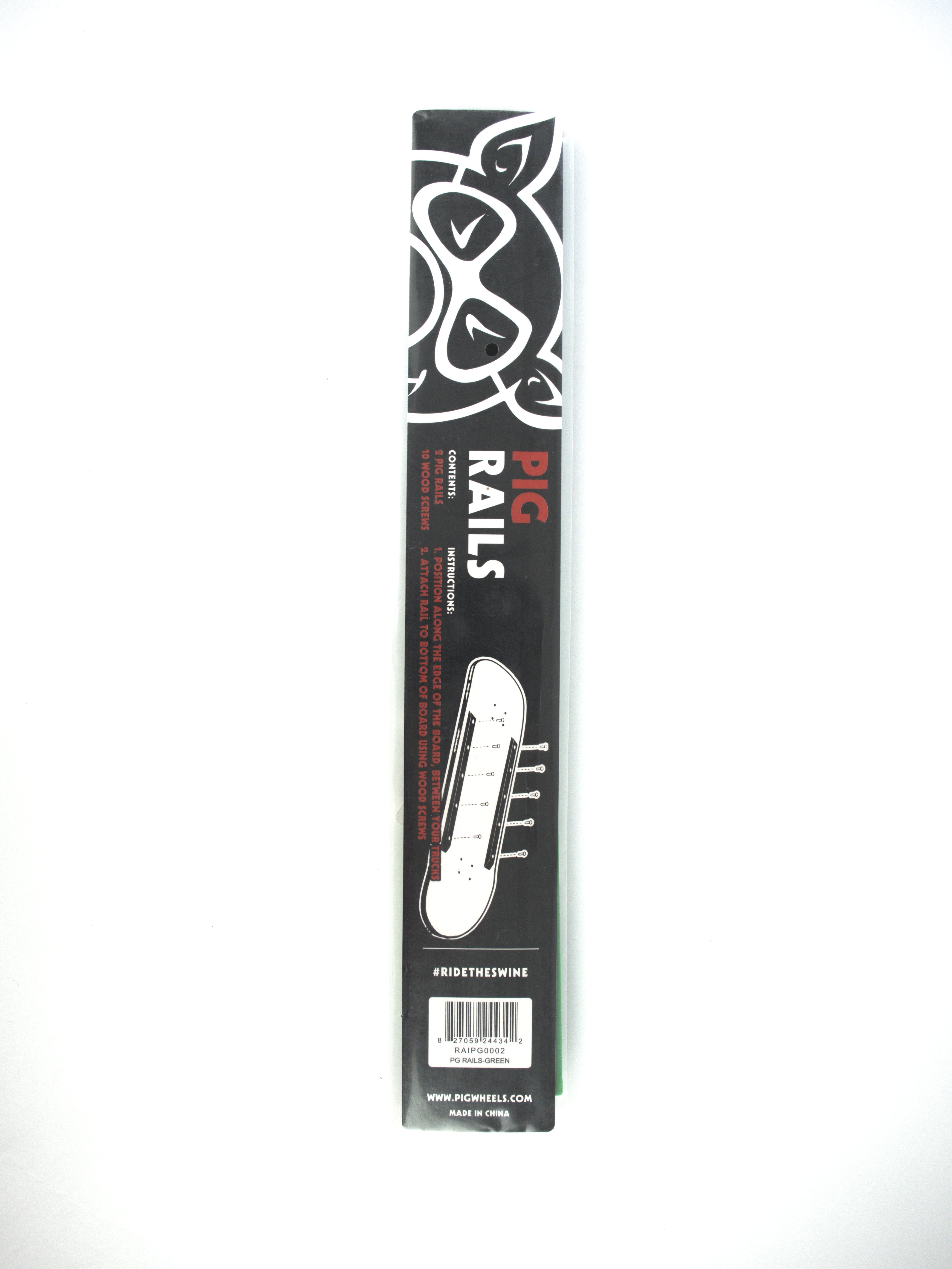 Pig wheels rails green