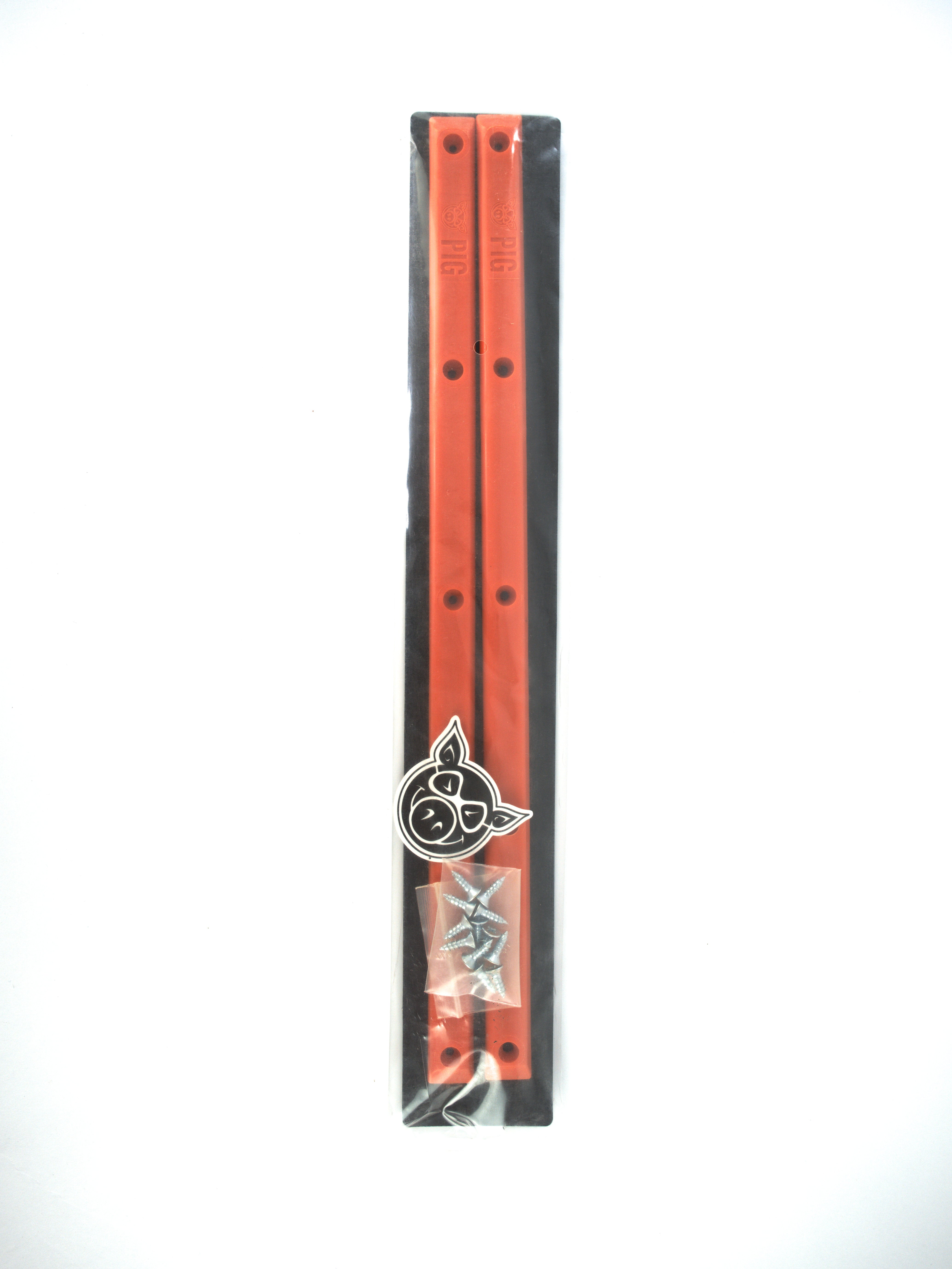 Pig wheels rails orange