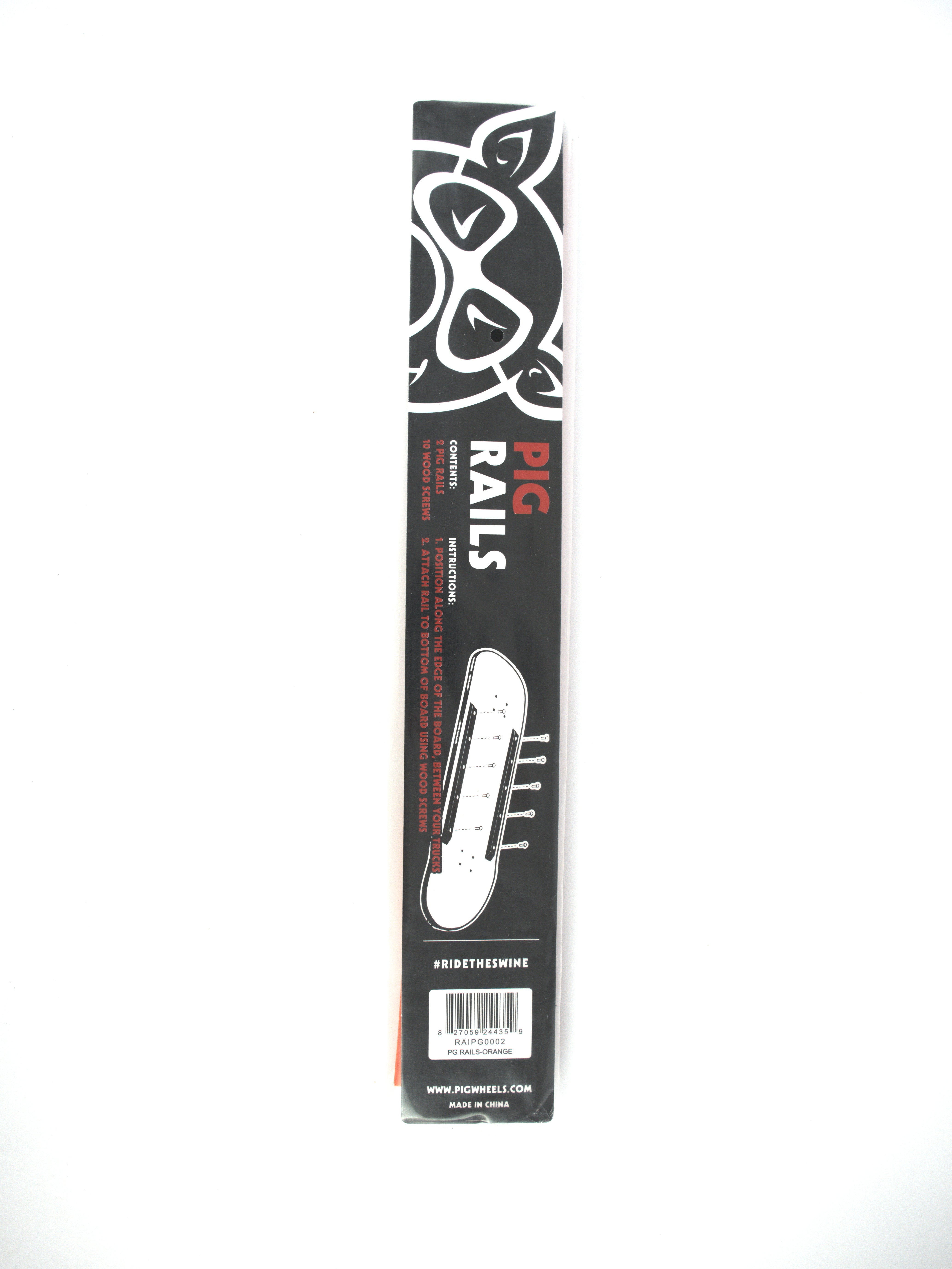 Pig wheels rails orange