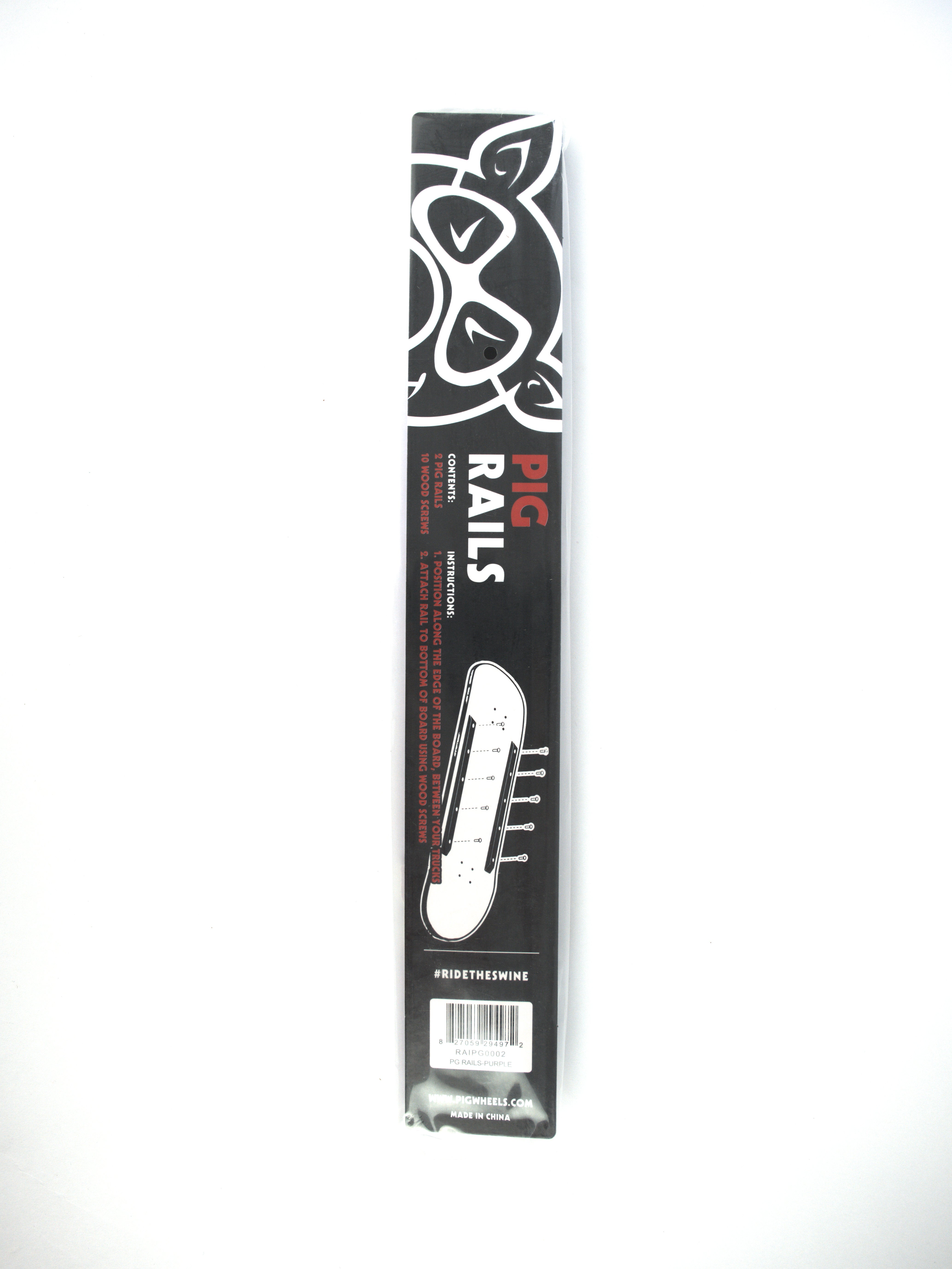 Pig wheels - rails - purple