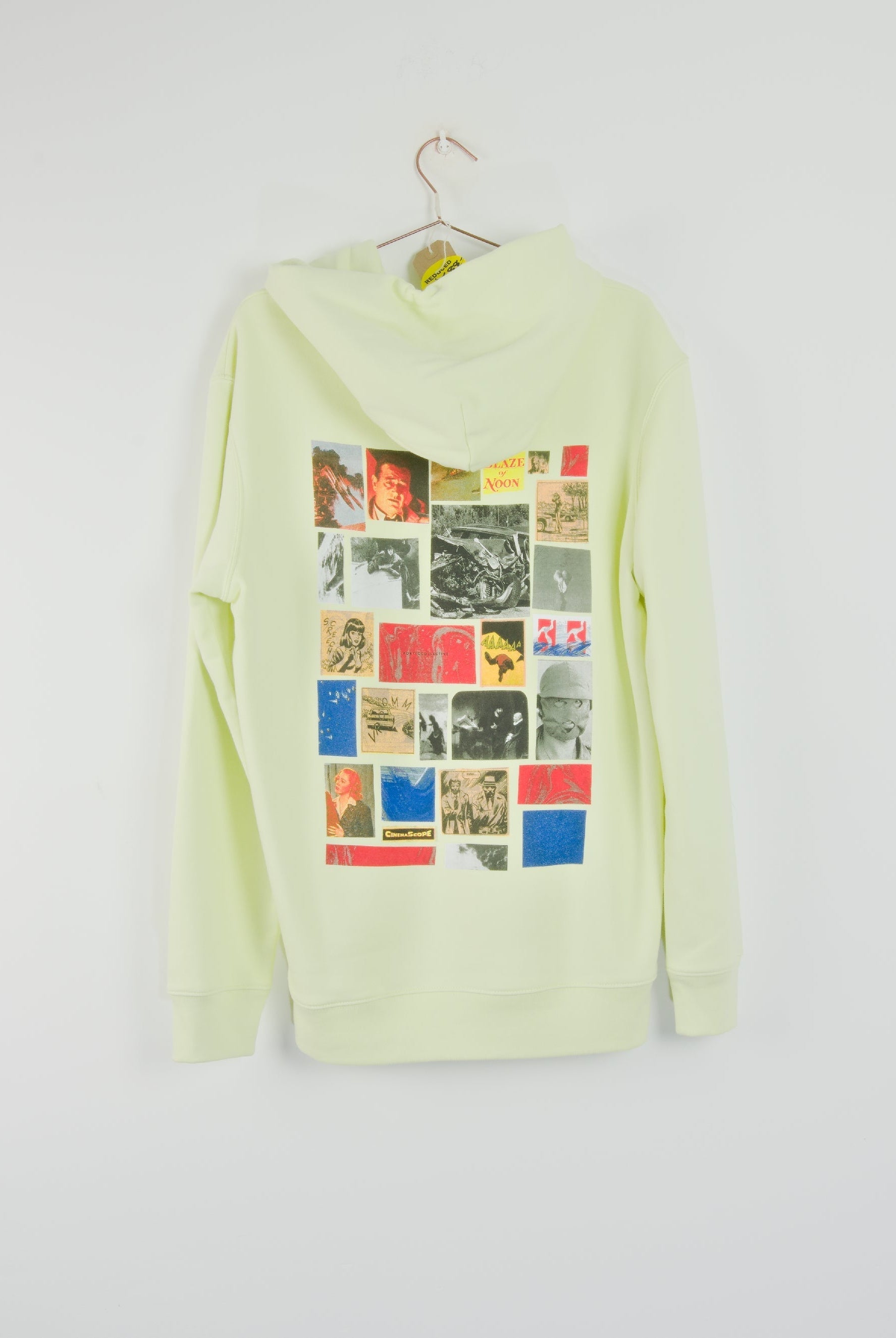 Poetic collective - blaze of noon hoodie - heavyweight organic cotton - lemon yellow