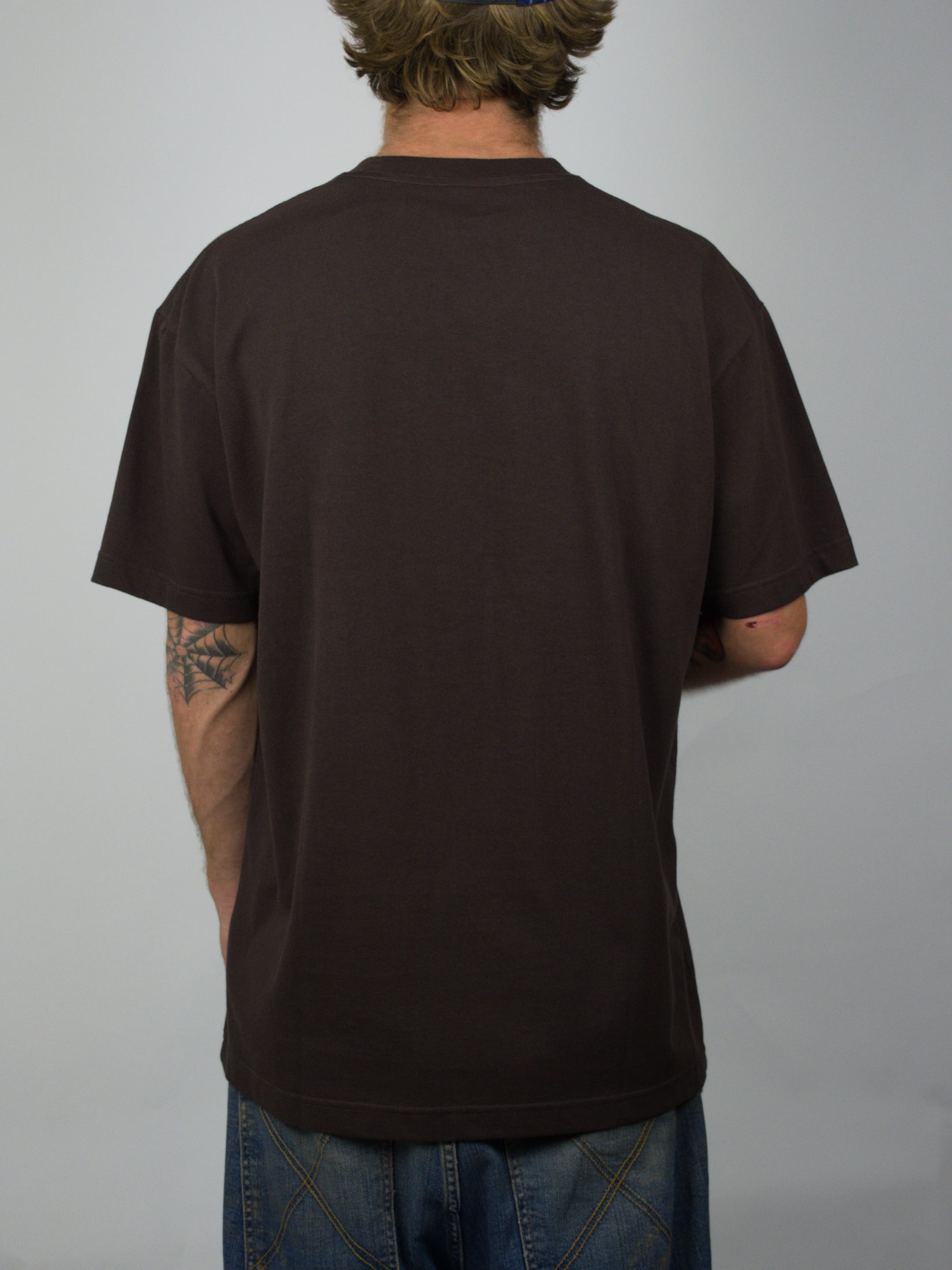 Polar skate co - family affair tee shirt - heavyweigt chocolate brown cotton