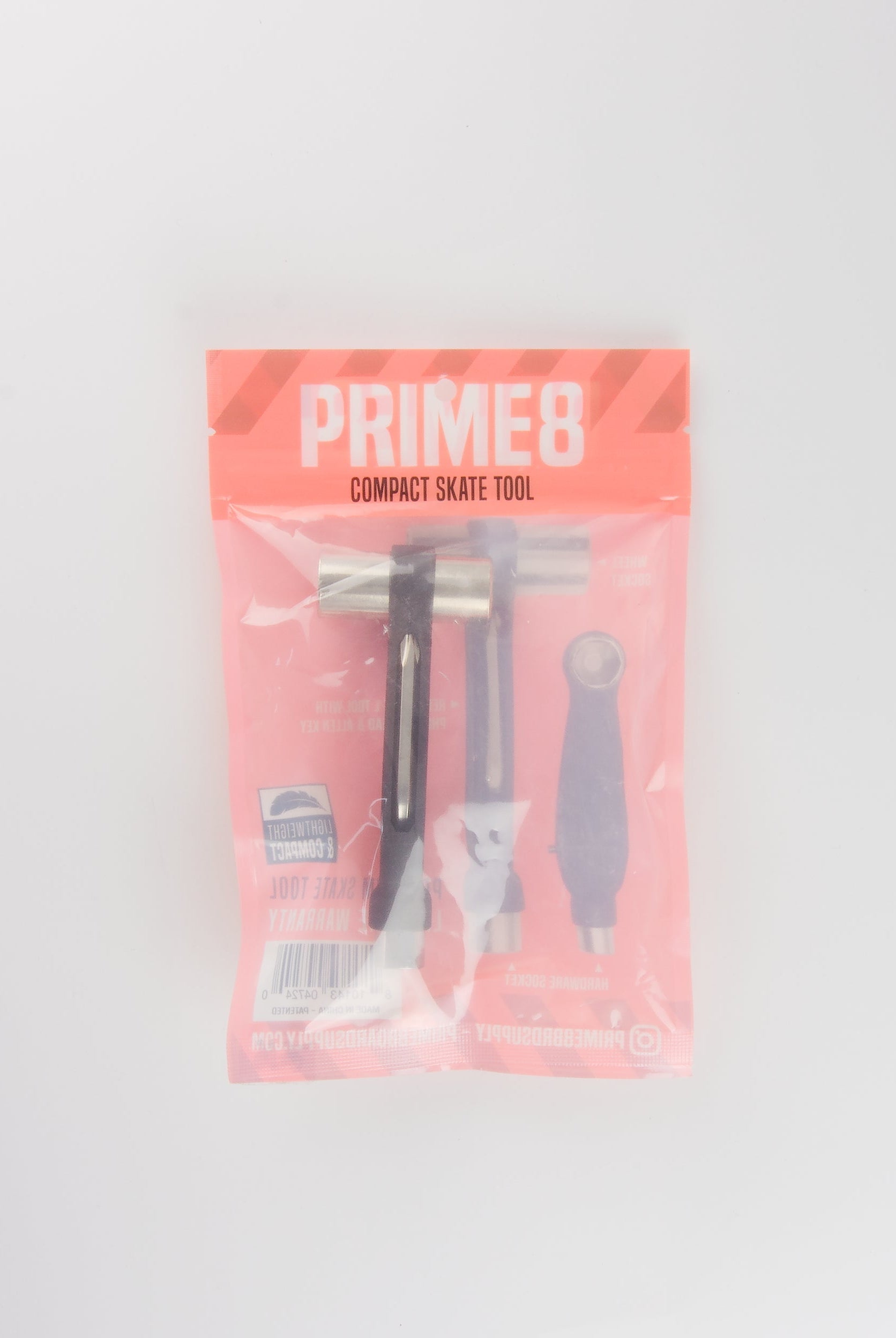 Prime8 - compact skate tool - lifetime warantee