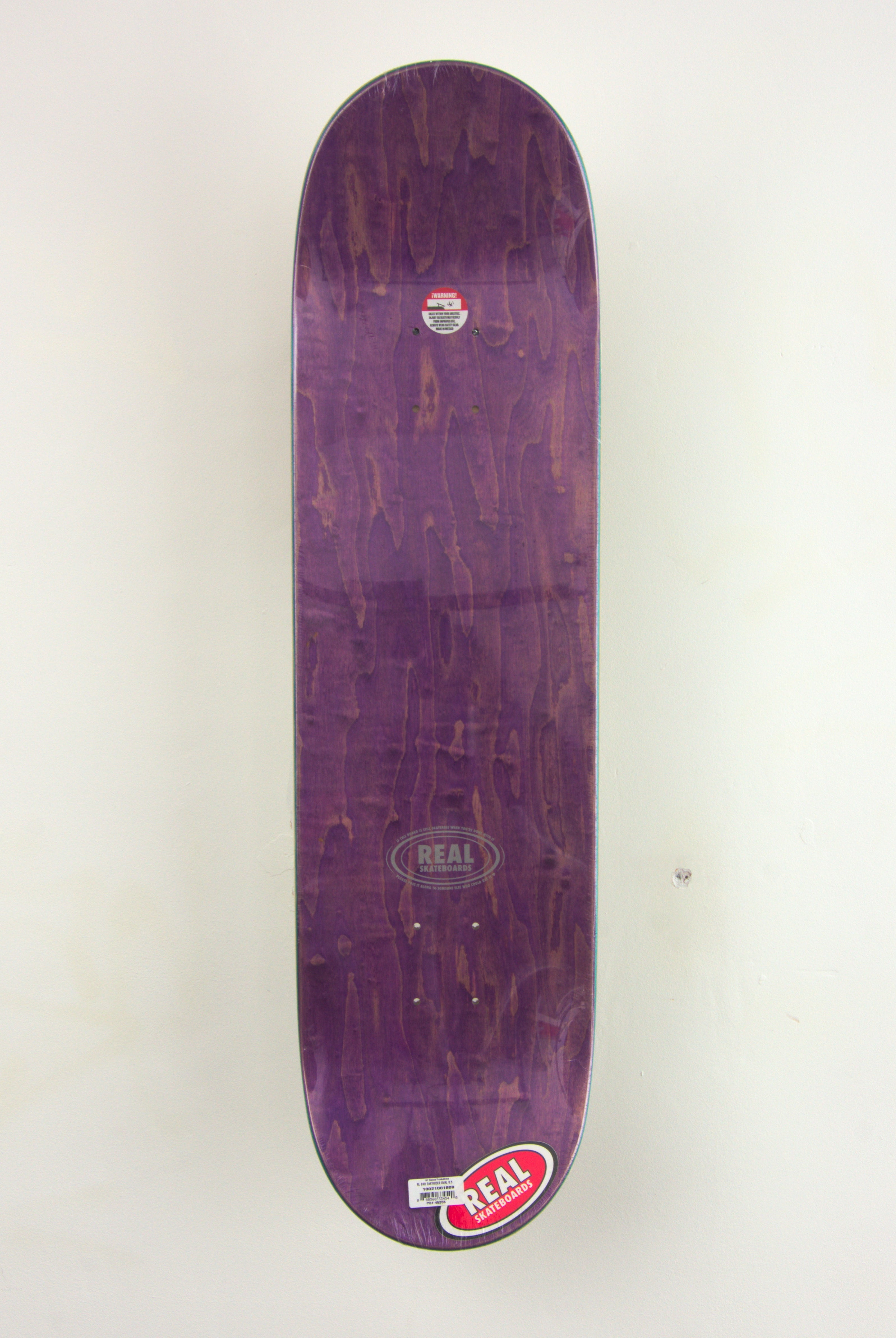 Real skateboards - classic oval team skateboard deck - 8.38 white