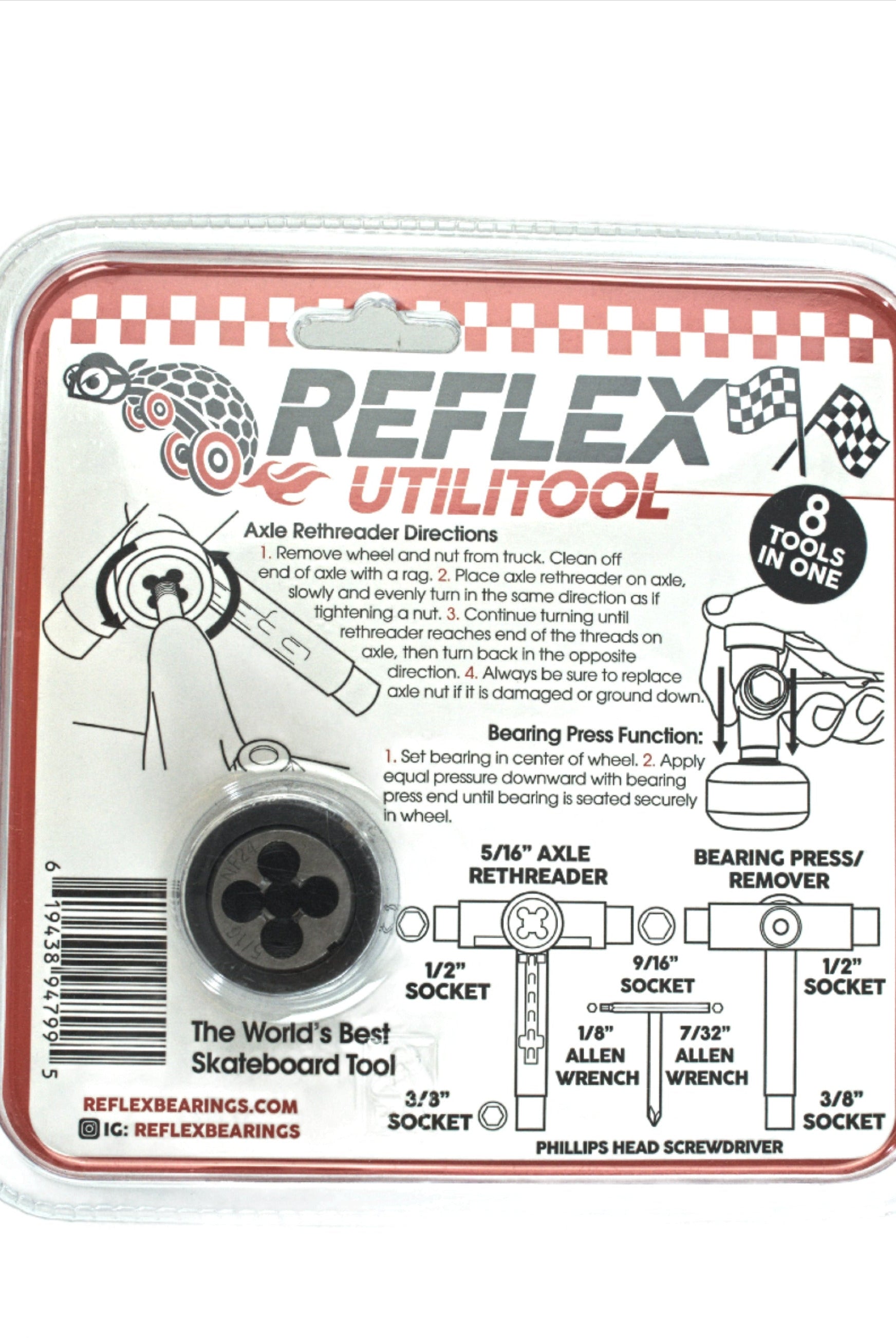 Reflex hardware utlitool skateboard tools black skateboard tool multiple