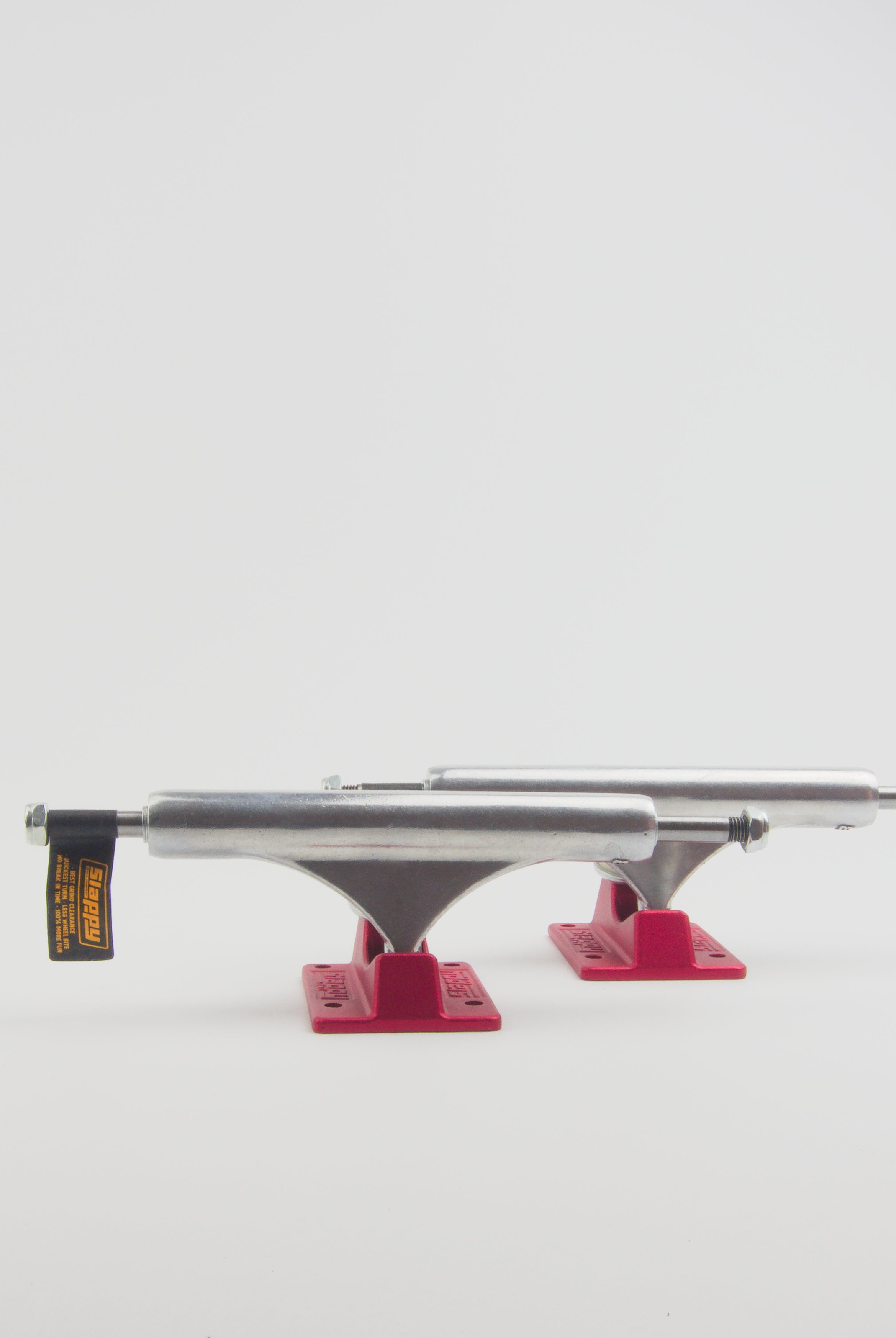 Slappy trucks - lights hollow inverted kingpin skateboard - red - 8.00