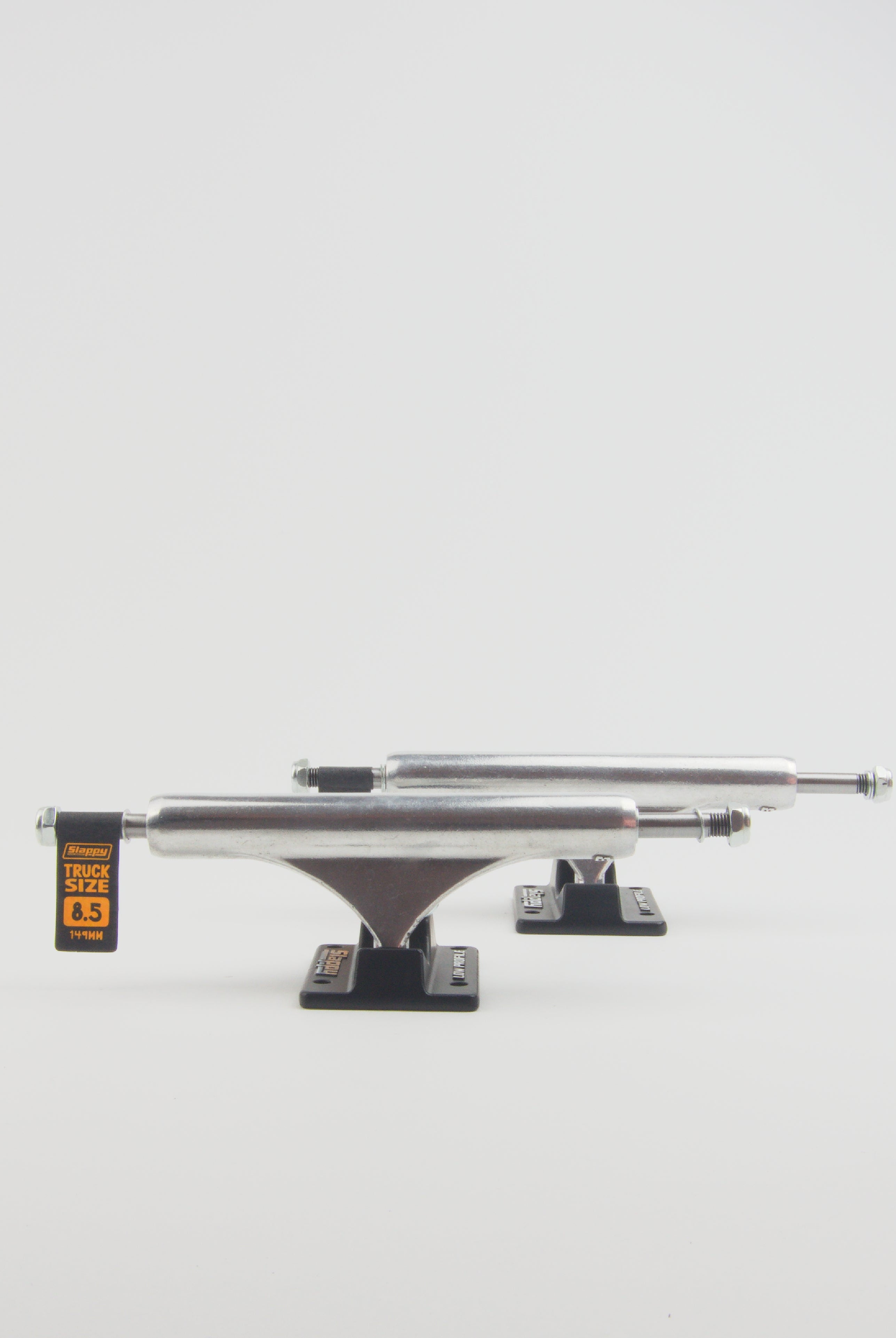 Slappy trucks - low hollow skateboard - 8.50 - black