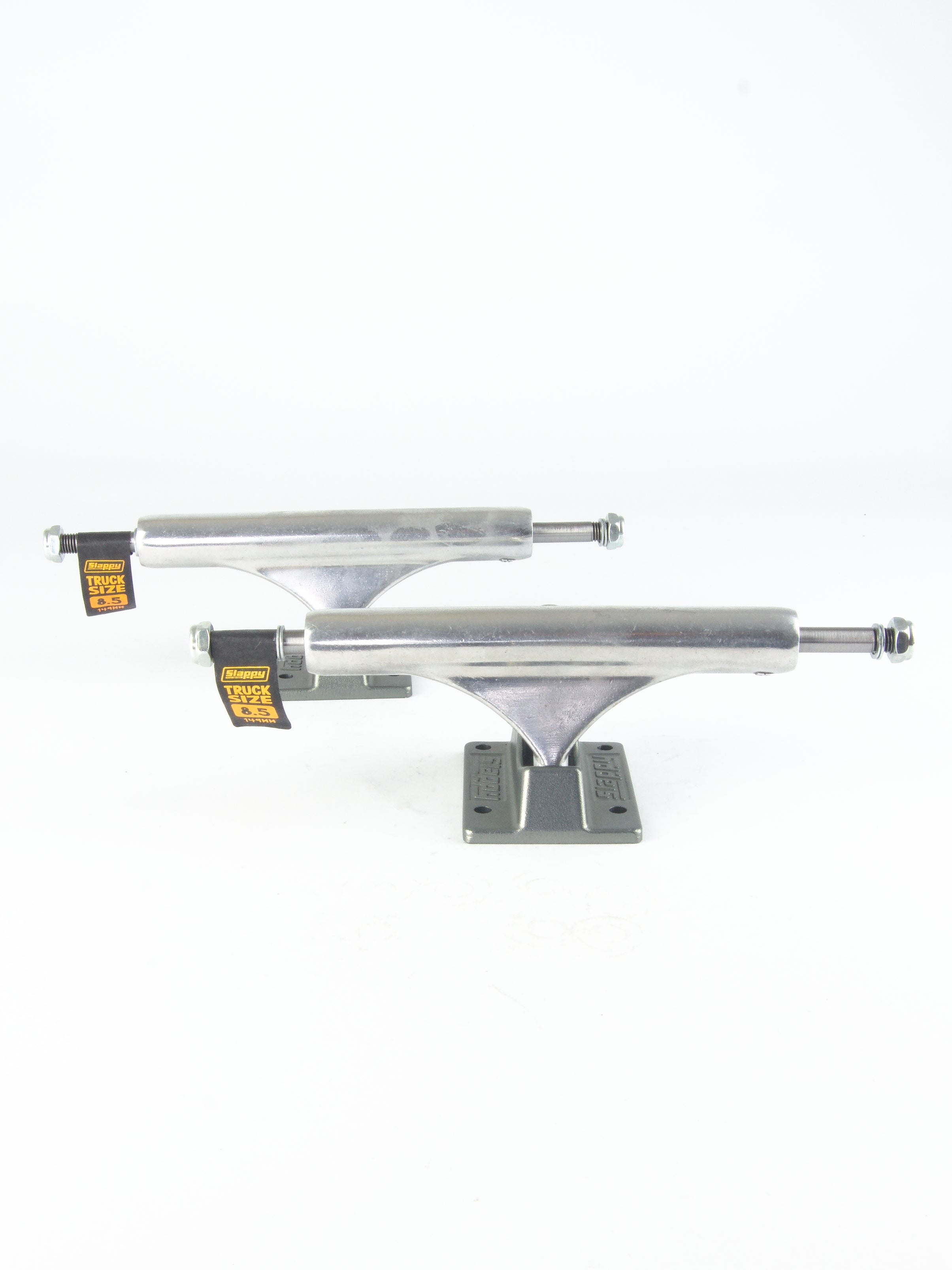 Slappy trucks - st1 hollow lights - inverted kingpin skateboard - gunmetal grey 8.50