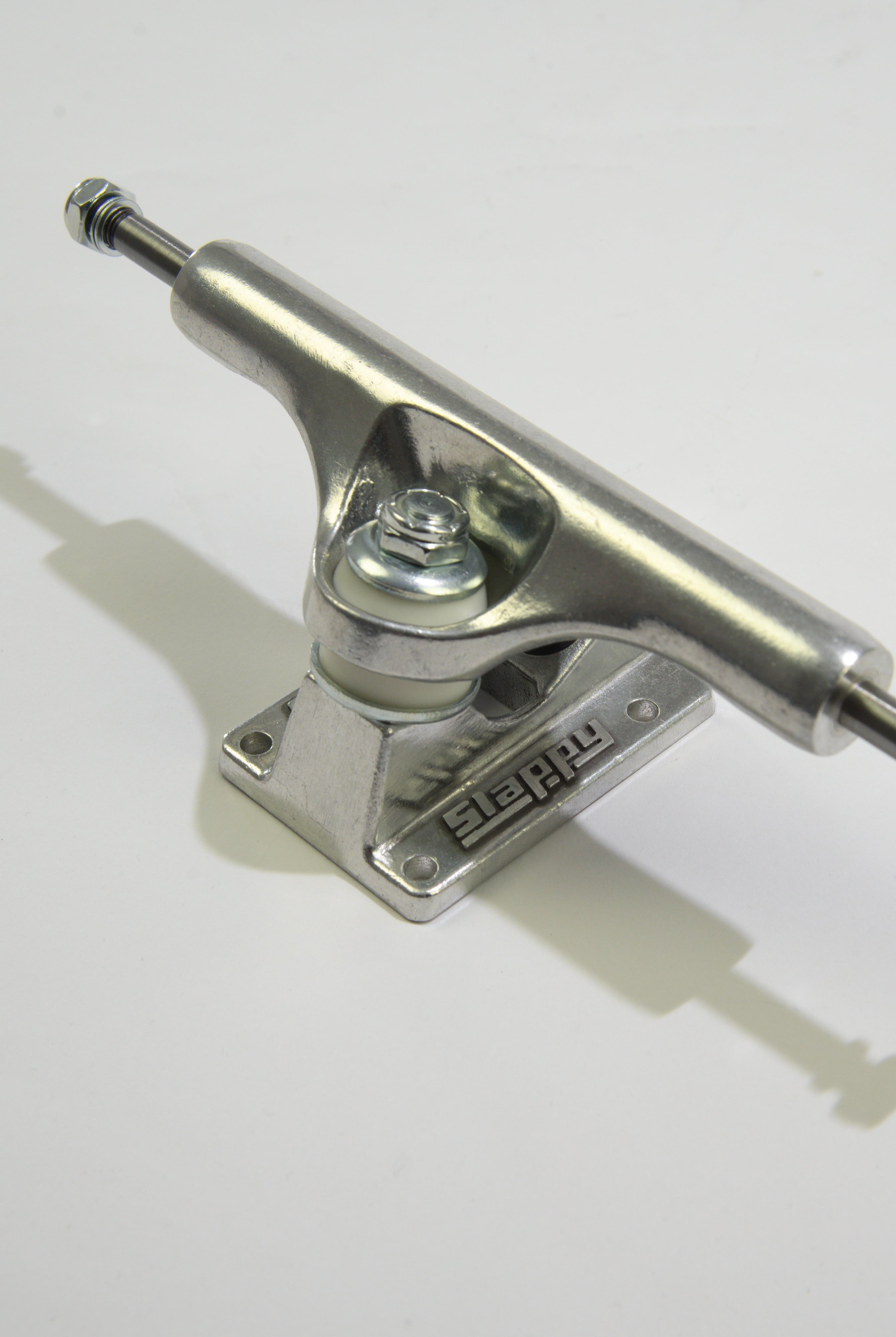 Slappy trucks - st1 skateboard raw polish - 7.50 metallic skateboard truck