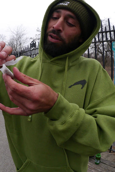 Snack - alive jeep visor beanie - olive green