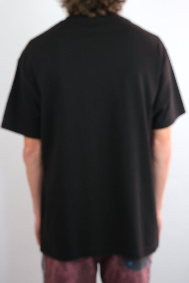 Snack - buns tee shirt - black - heavyweight cotton black t-shirt worn