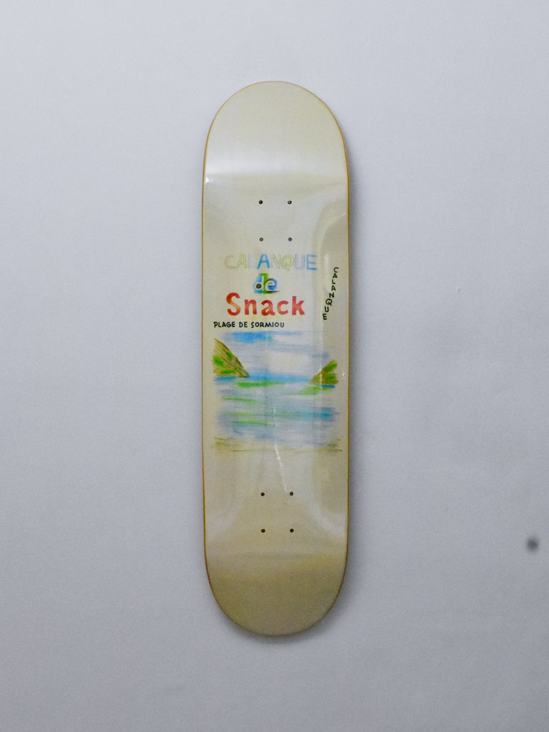 Snack Skateboards - Calanque Skateboard Deck 8.38 x 32.62 Decks Fast Shipping Grind Supply Co Online Shop