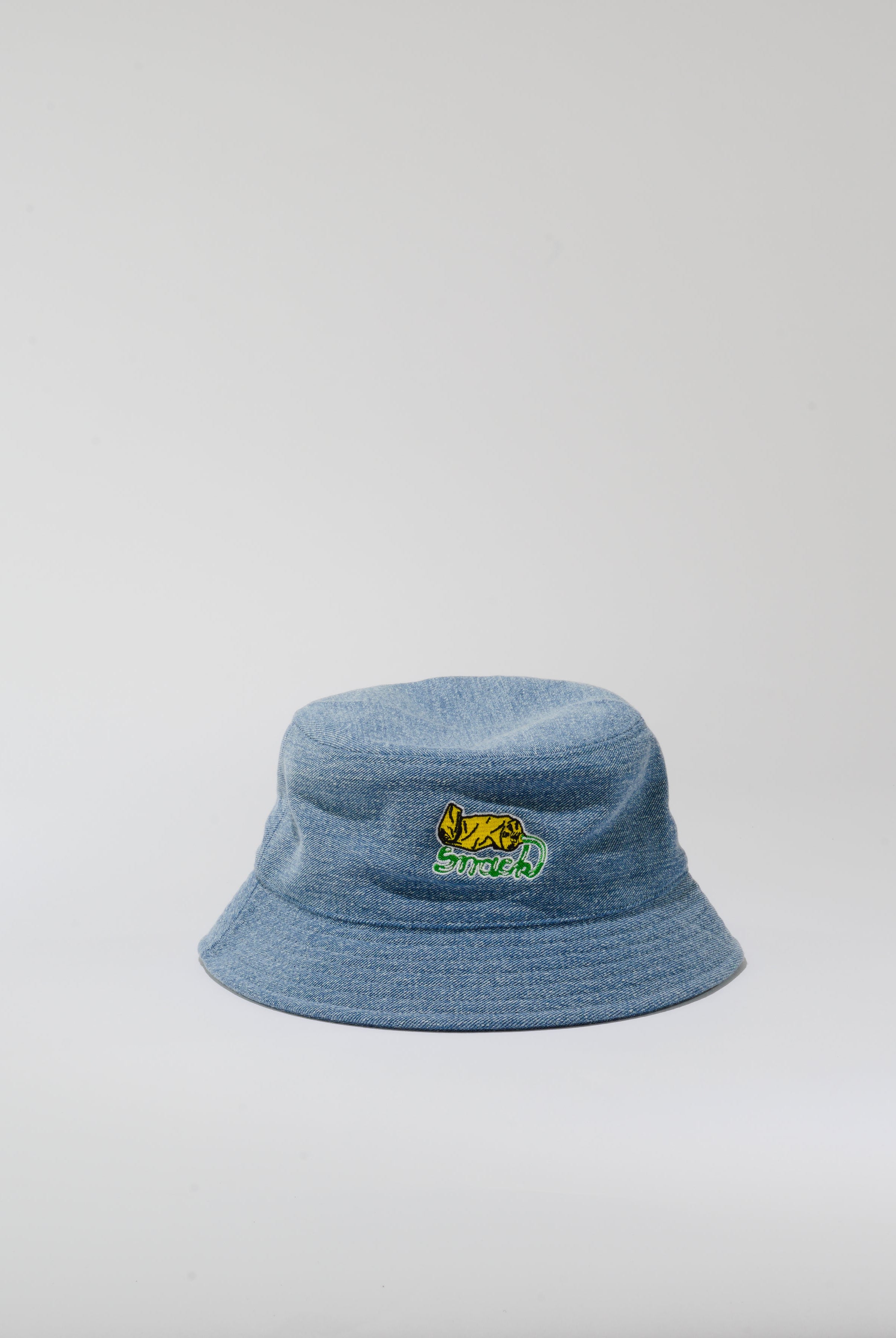 Snack skateboards squeeze full denim bucket hats rinsed blue blue denim bucket