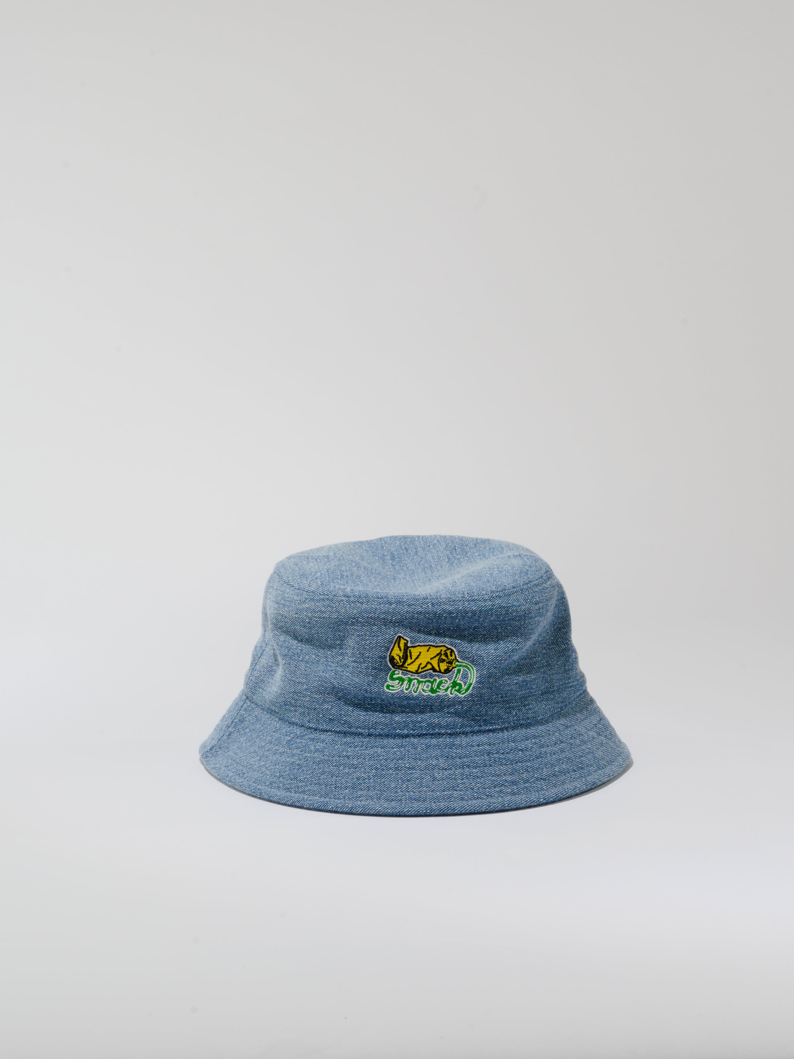 Snack skateboards squeeze full denim bucket hats rinsed blue blue denim bucket