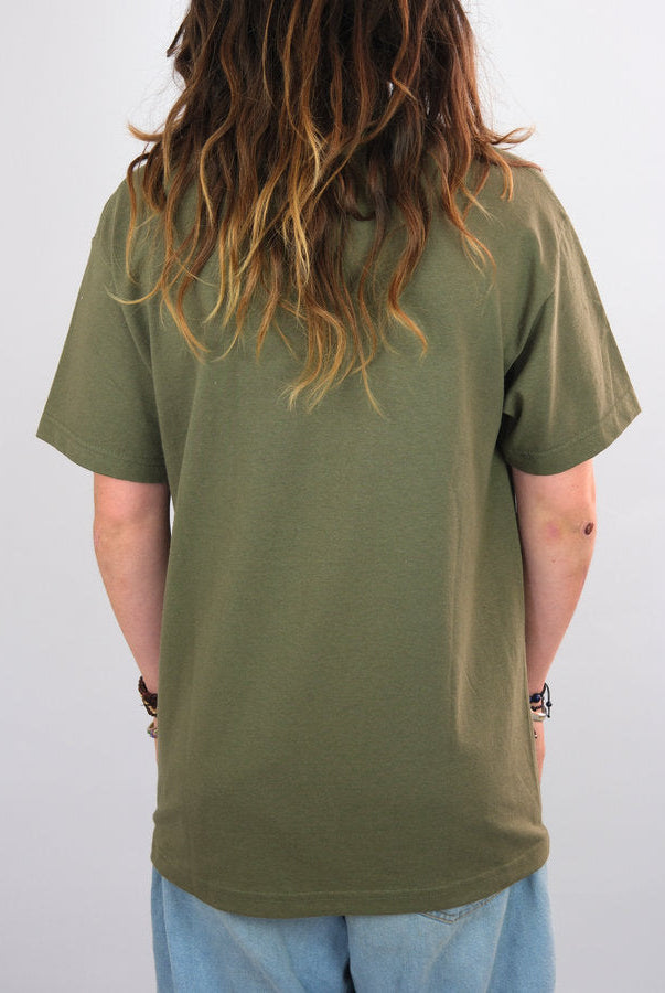 Snack - terrain tee shirt - forest green olive green t-shirt