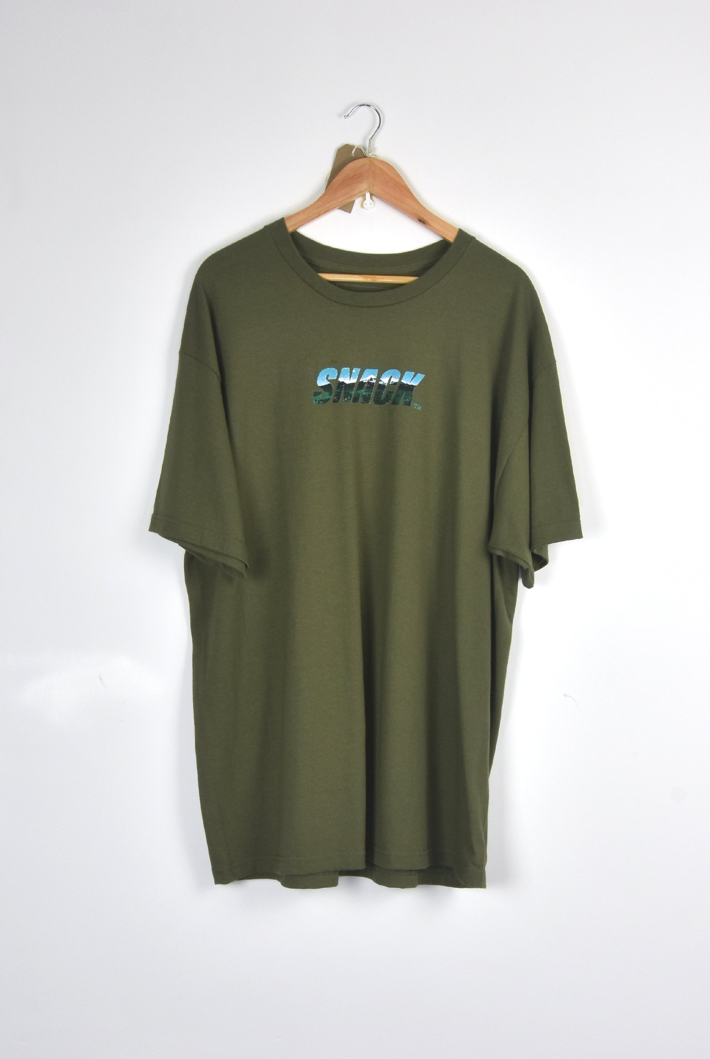 Snack - terrain tee shirt - forest green olive green t-shirt