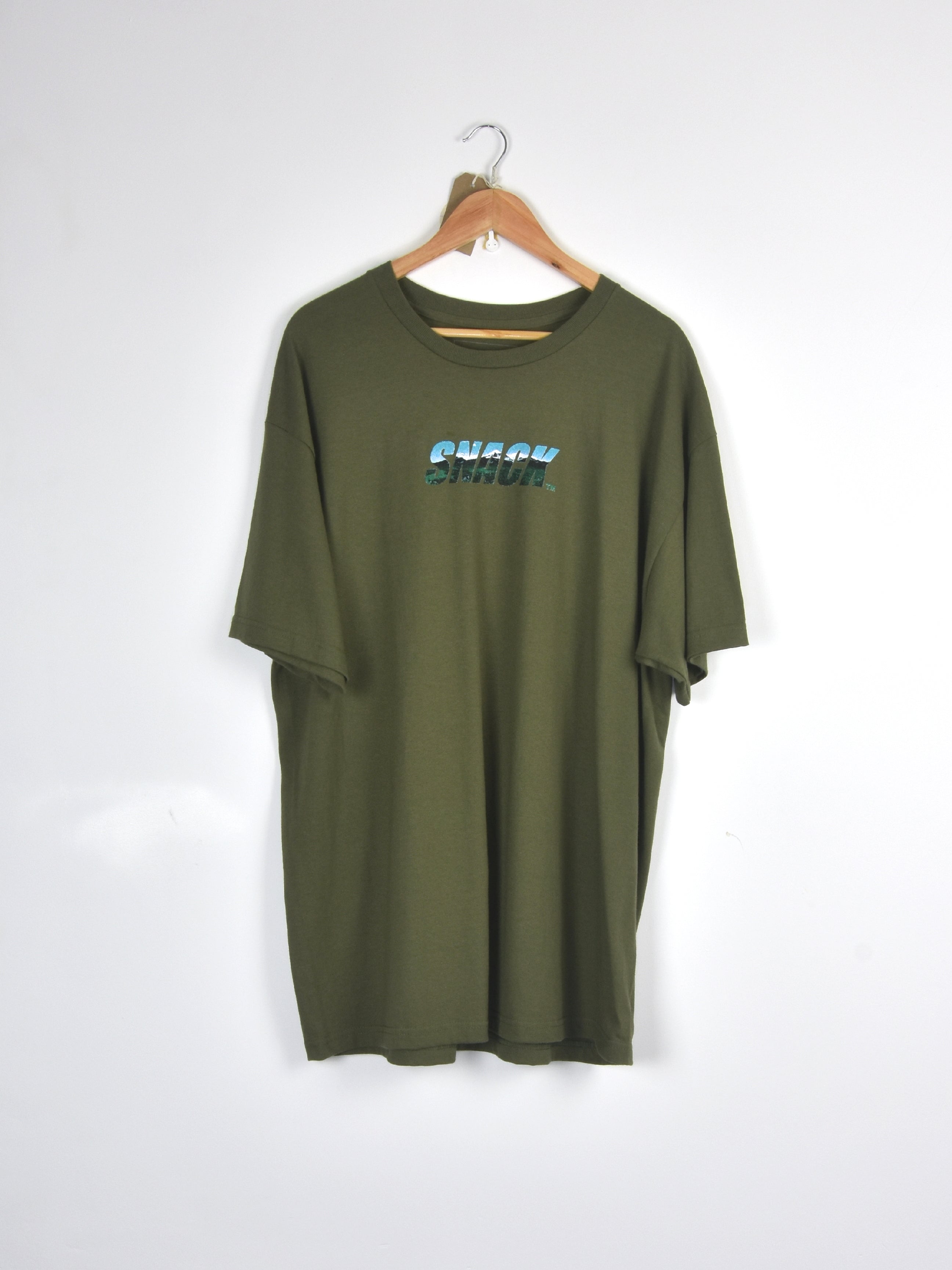 Snack - terrain tee shirt - forest green olive green t-shirt