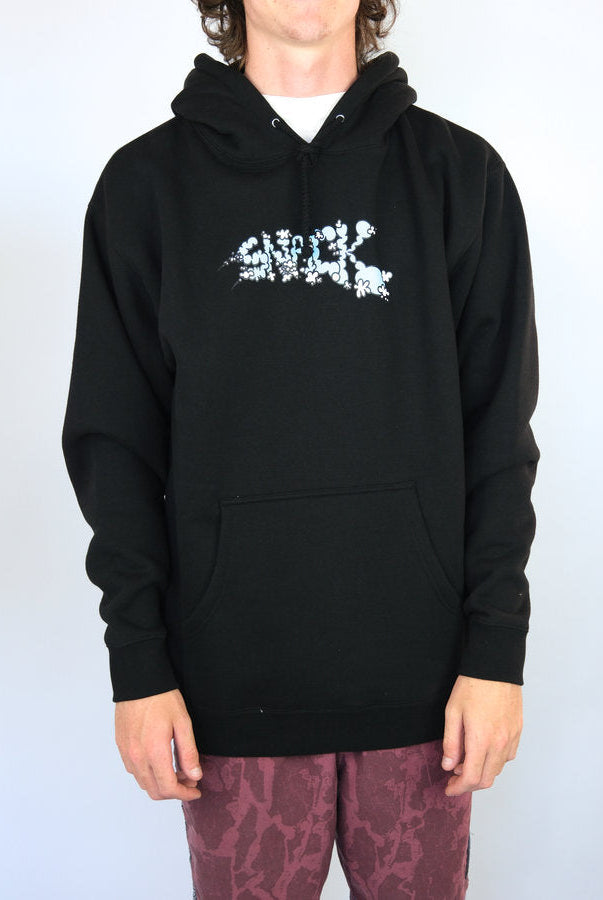 M snack - vapors hoodie - ultra heavyweight - black medium last black hoodie pixelated