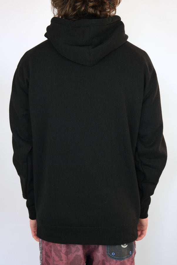M snack - vapors hoodie - ultra heavyweight - black medium last black hooded sweatshirt