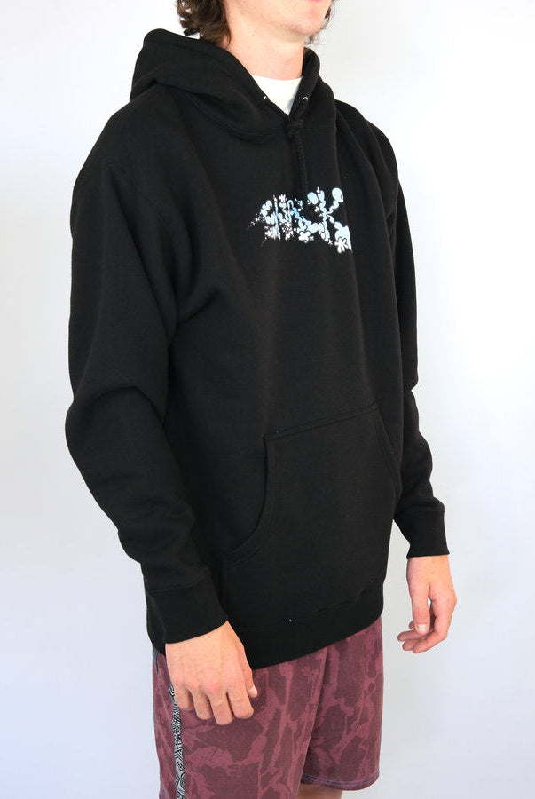 M snack - vapors hoodie - ultra heavyweight - black medium last black hoodie small