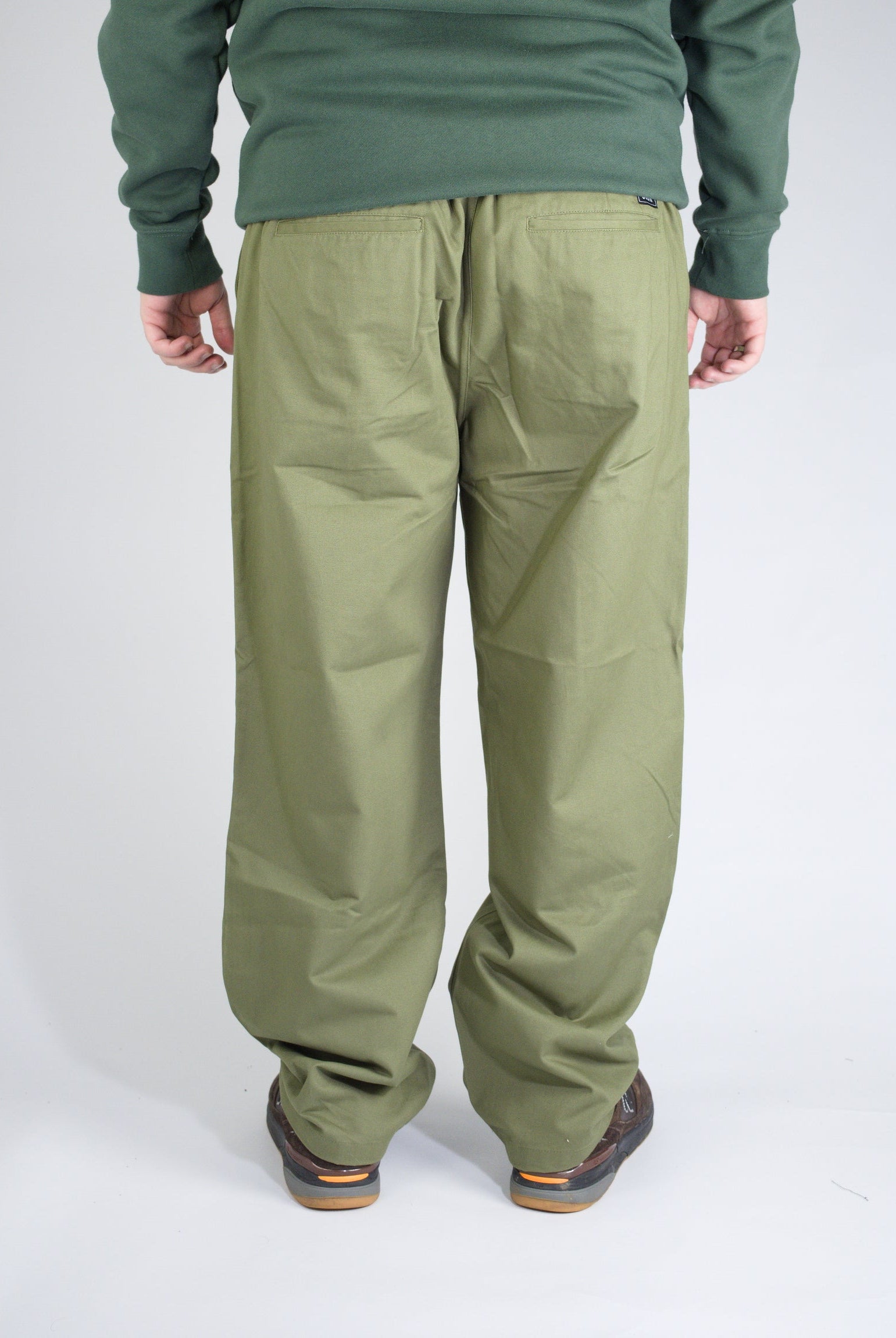 Sour solution - baggy chino - olive green
