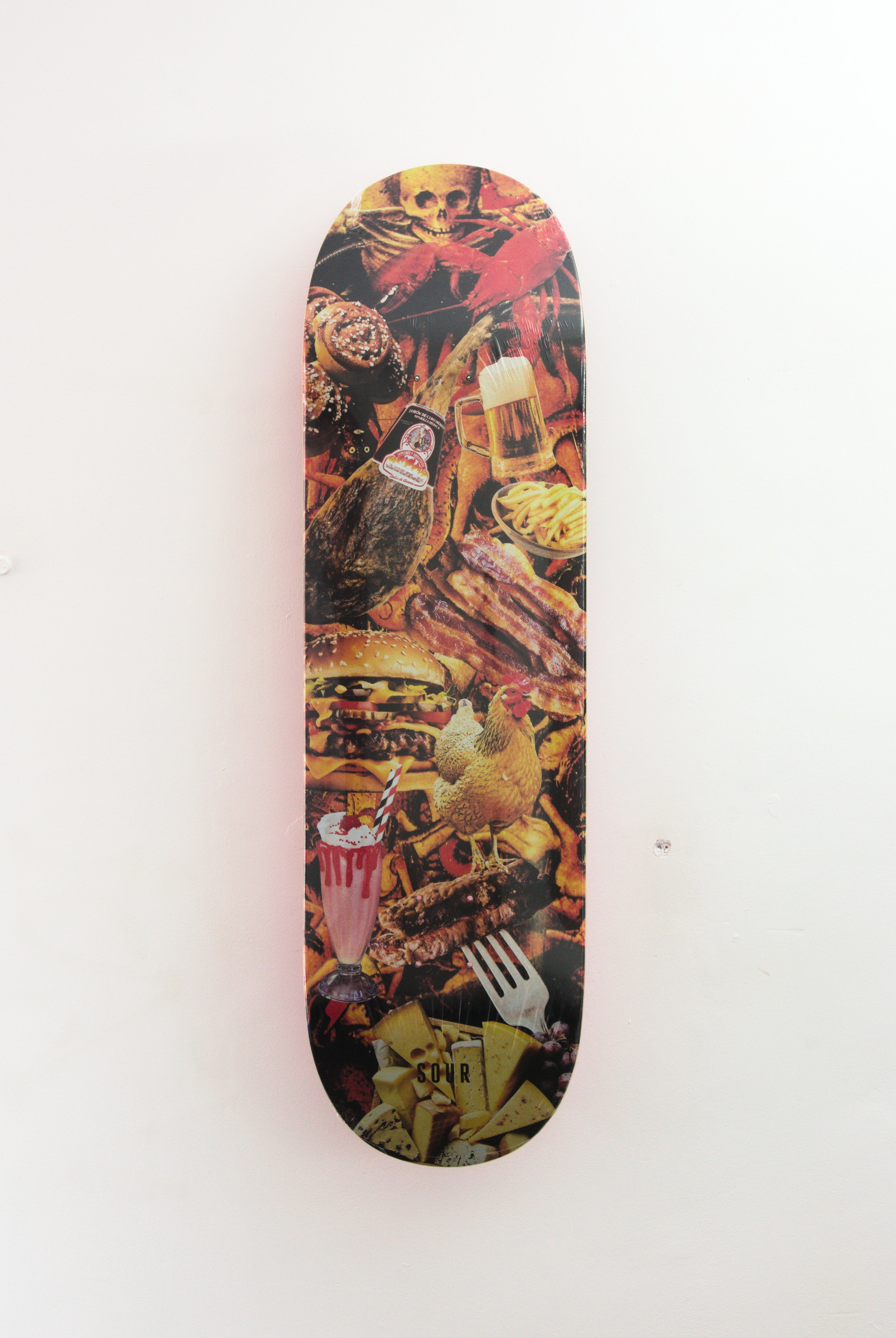 Sour solution – ’junk’ team skateboard deck 9.00’’ x 32.32’’ 14.2 skateboard deck decorated
