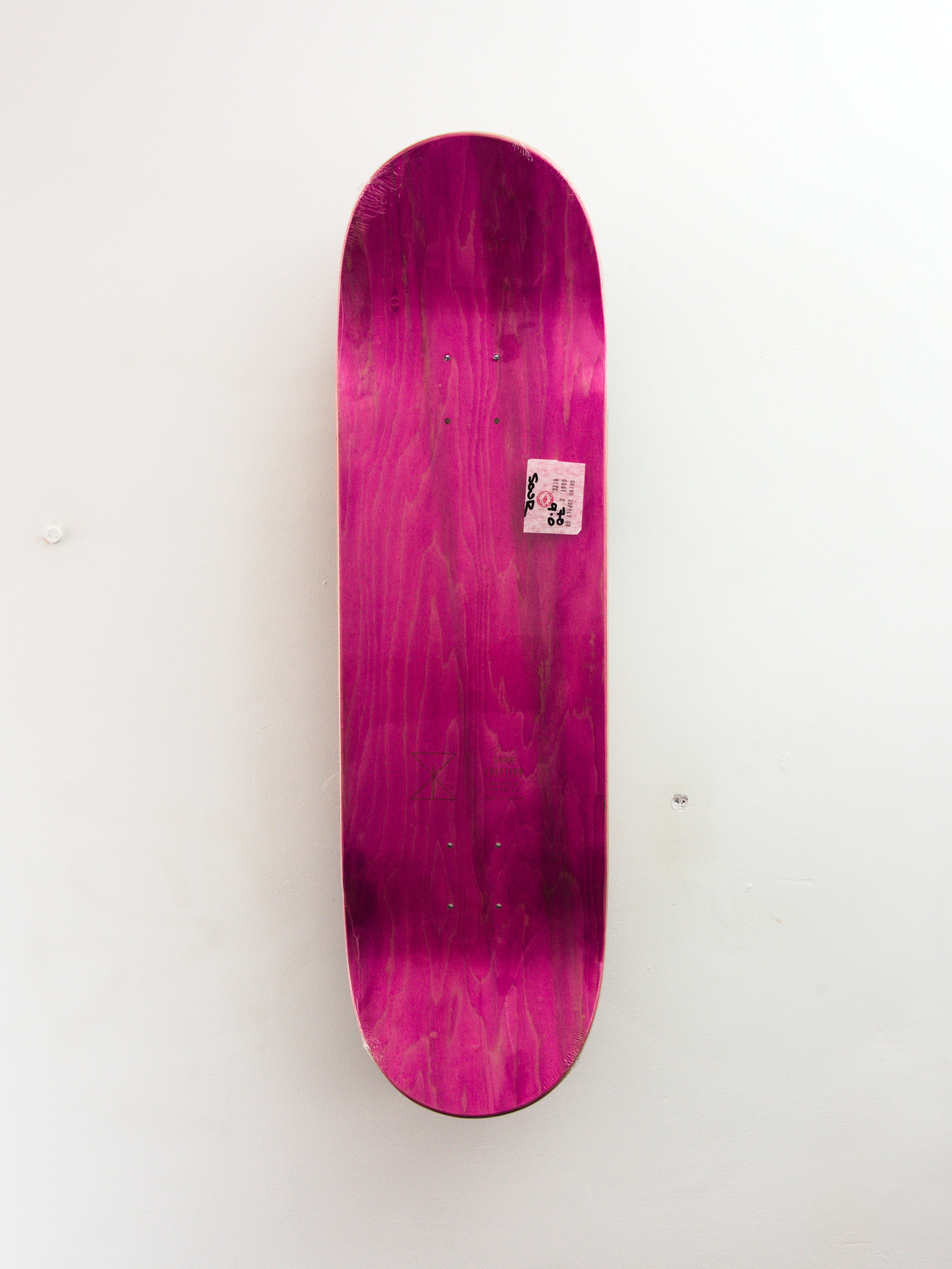 Sour solution – ’junk’ team skateboard deck 9.00’’ x 32.32’’ 14.2 hot pink wooden