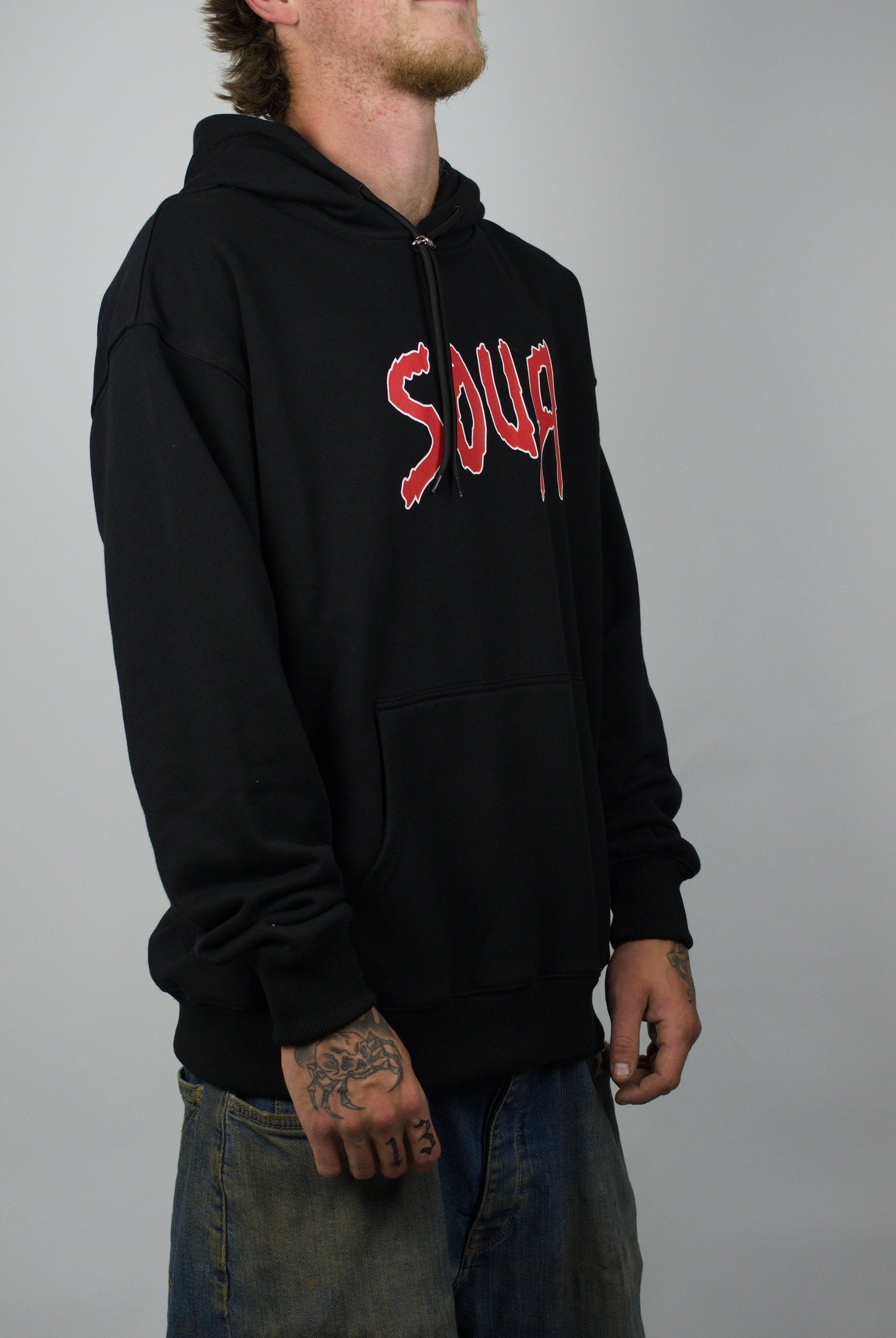 Sour solution - metal hoodie - black