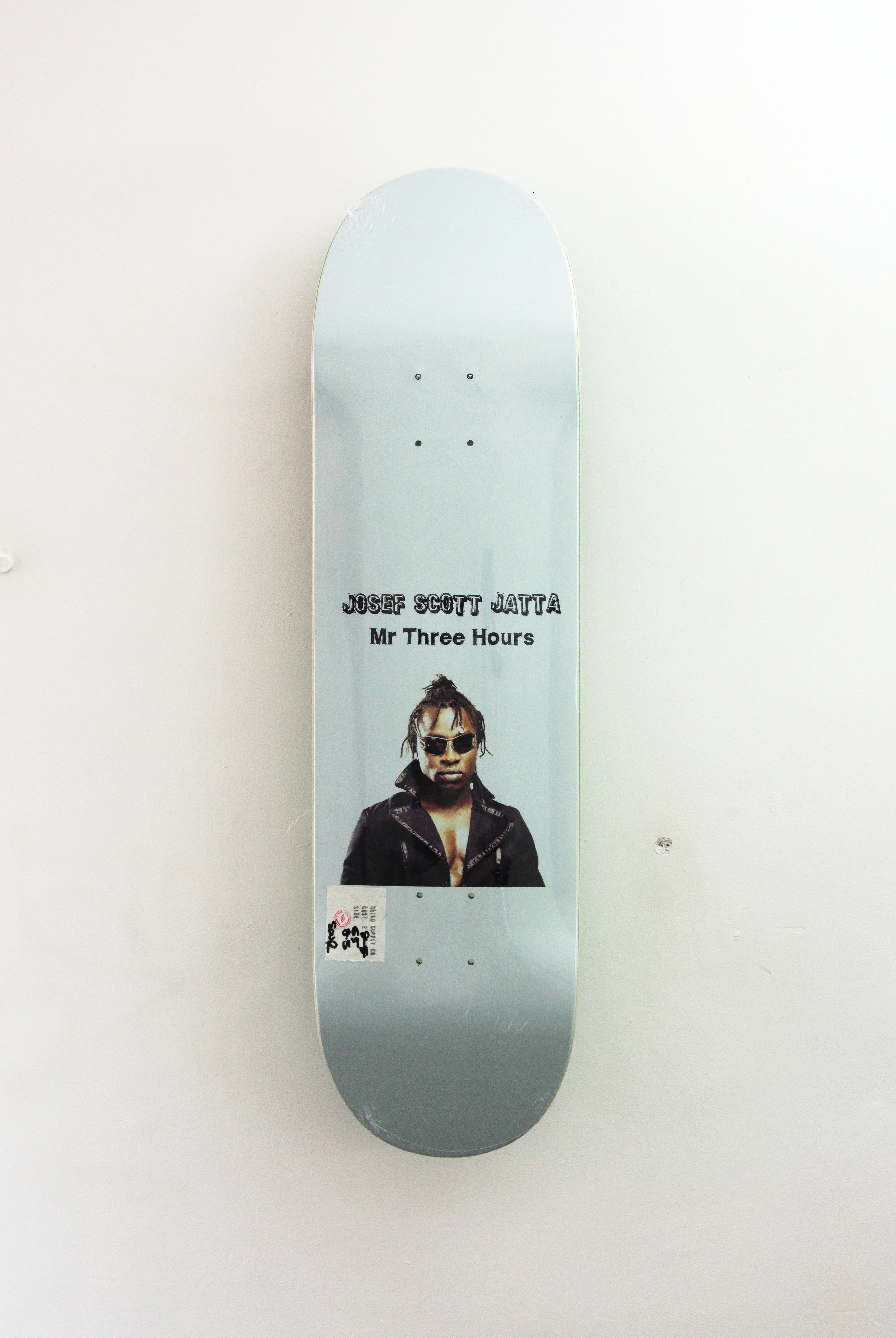 Sour solution – ’mr three hours’ josef scott jatta pro model skateboard deck 8.50 x 31.85 14.2.85 14.2 light blue skateboard