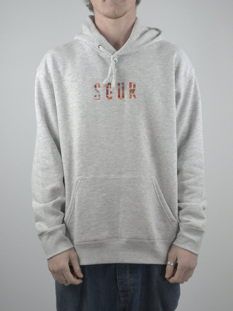 Sour Solution - Rug Hoodie - Heather Grey Fast Shipping - Grind Supply Co - Online Skateboard Shop