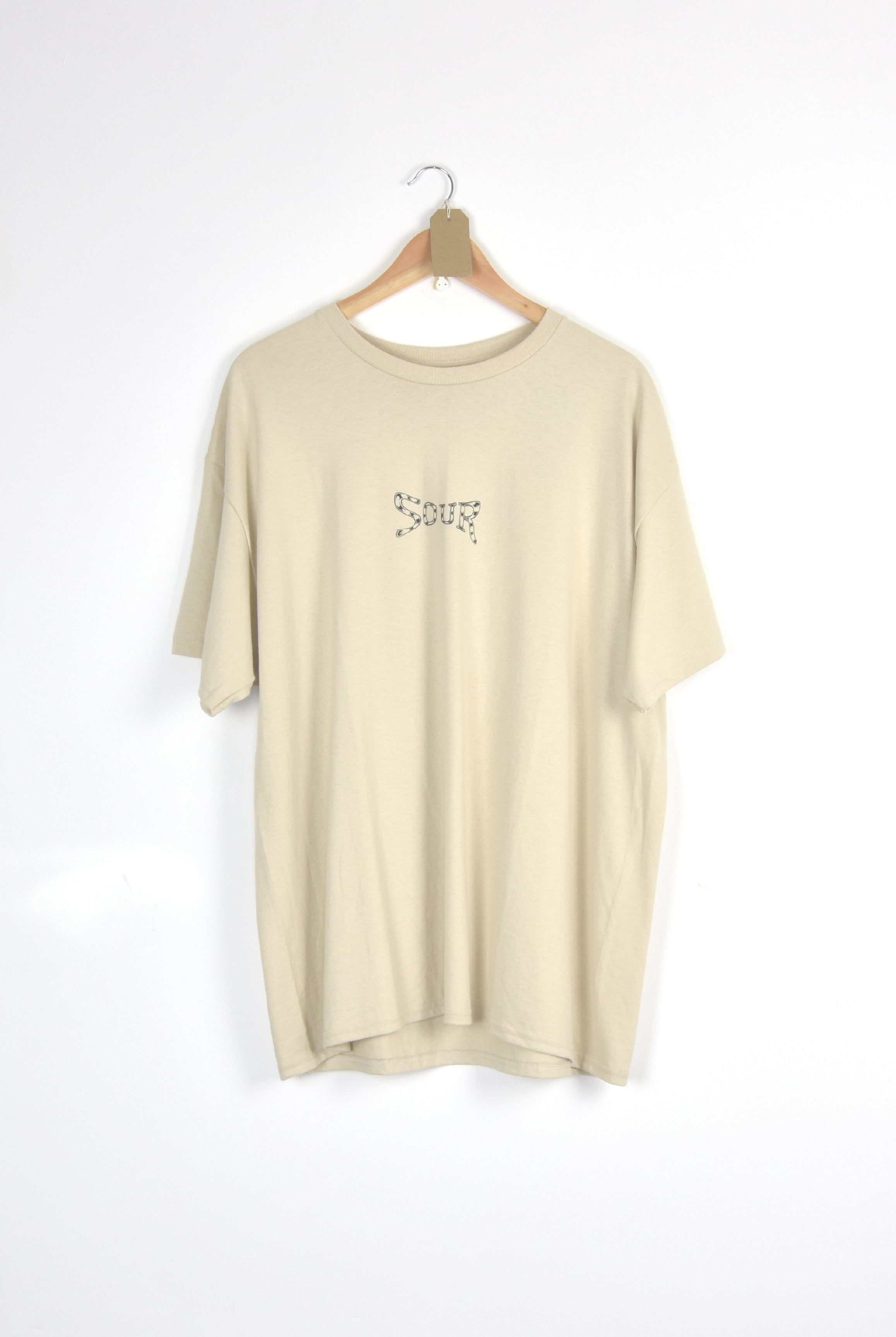 Sour solution - sourweb tee shirt - sand beige t-shirt minimal