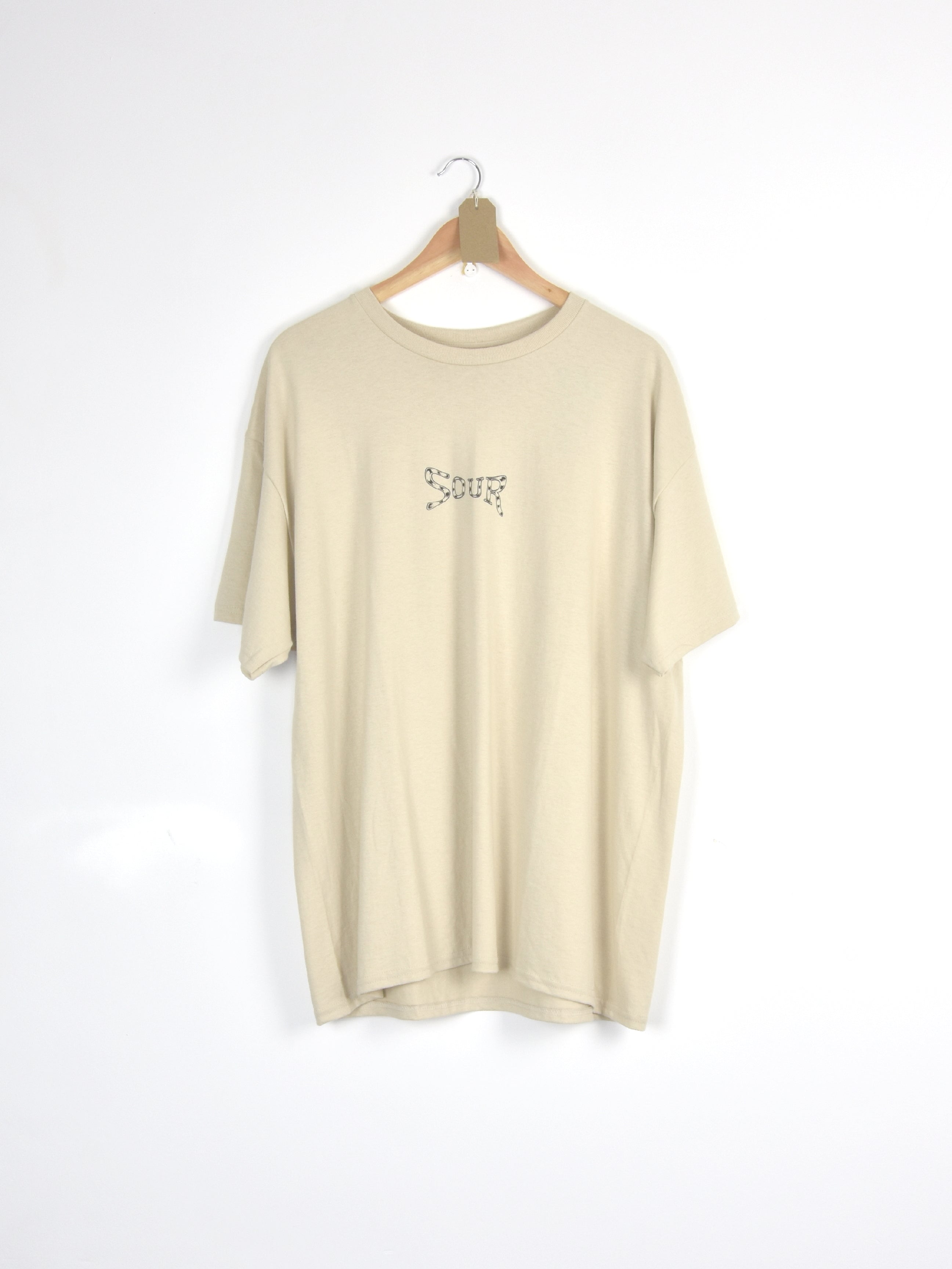 Sour solution - sourweb tee shirt - sand beige t-shirt minimal