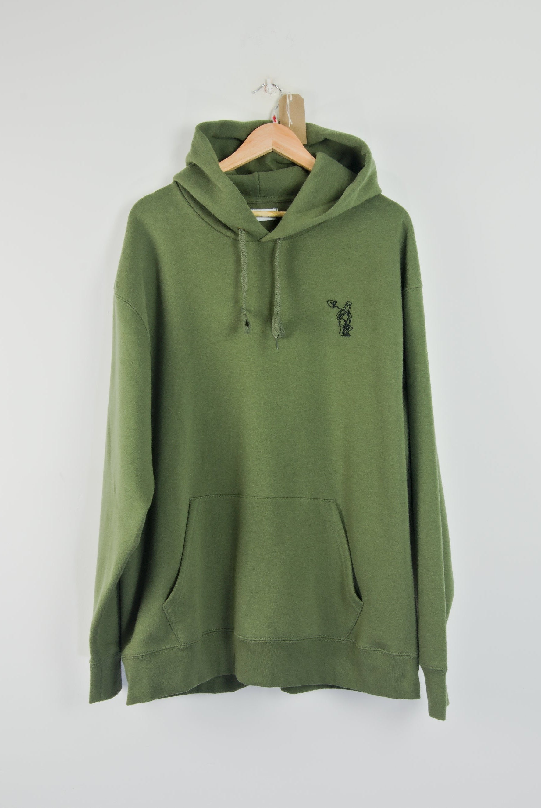 Sour solution worker hoodie - heavyweight pullover with embroidery & back print