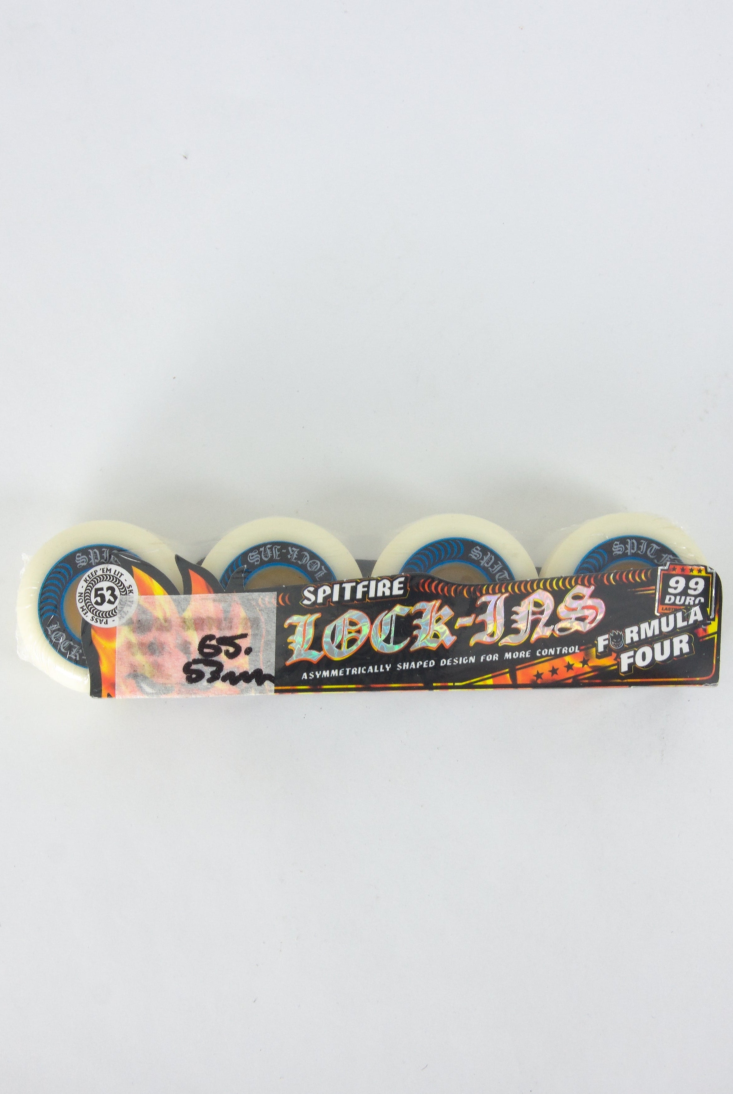 Spitfire wheels formula four lock in 99du skateboard 53 mm