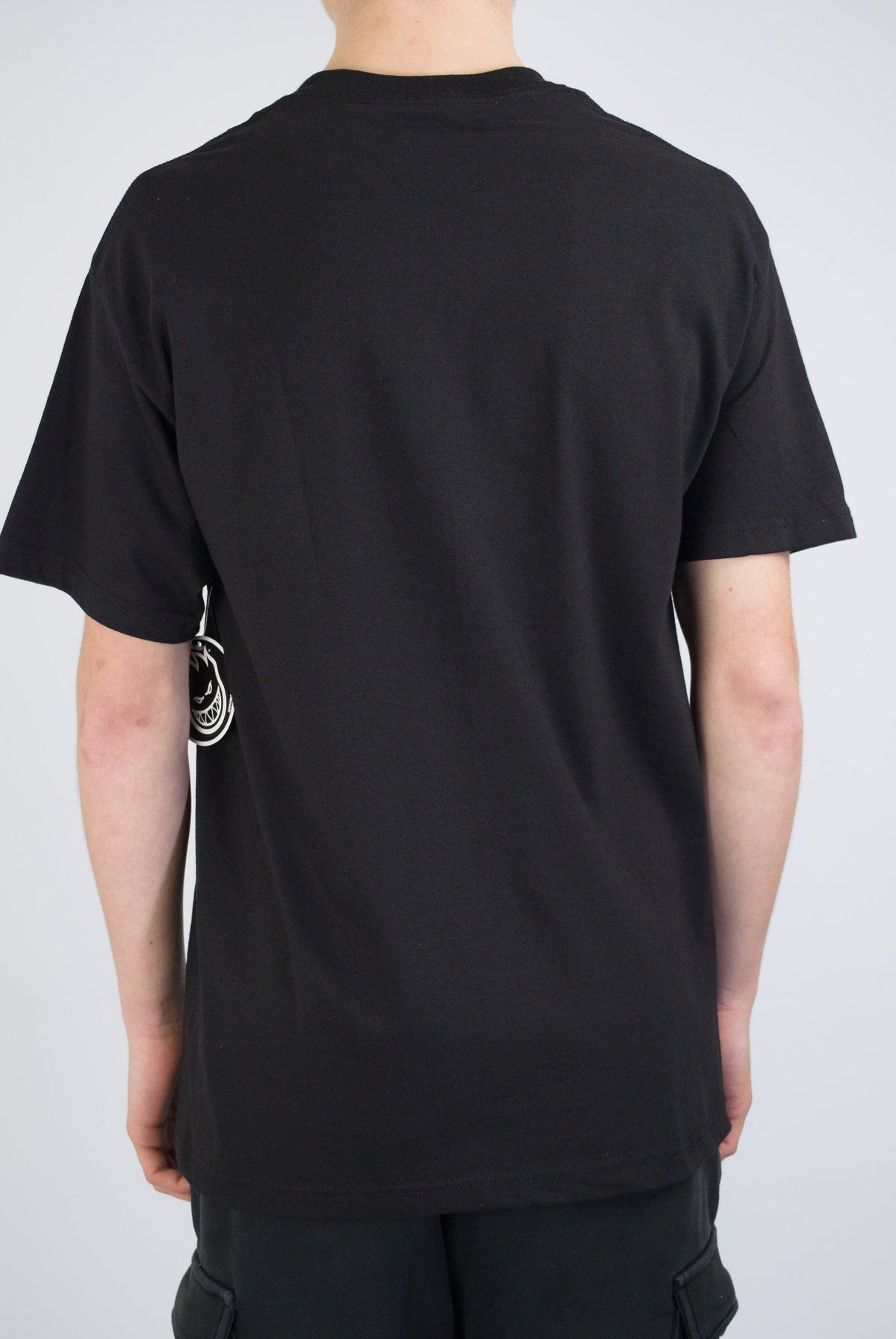 S spitfire wheels - mushroom big head tee - black last one size only