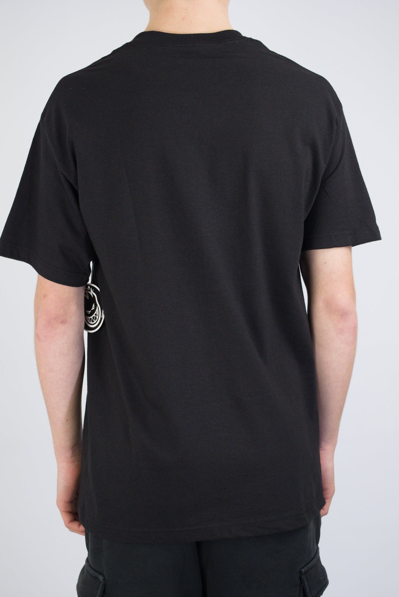 Spitfire wheels - mushroom big head tee - black