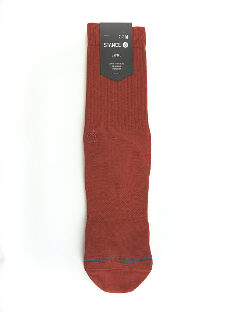 Stance Socks - Classics - Icons - Red- Medium Cushion Fast Shipping - Grind Supply Co - Online Skateboard Shop