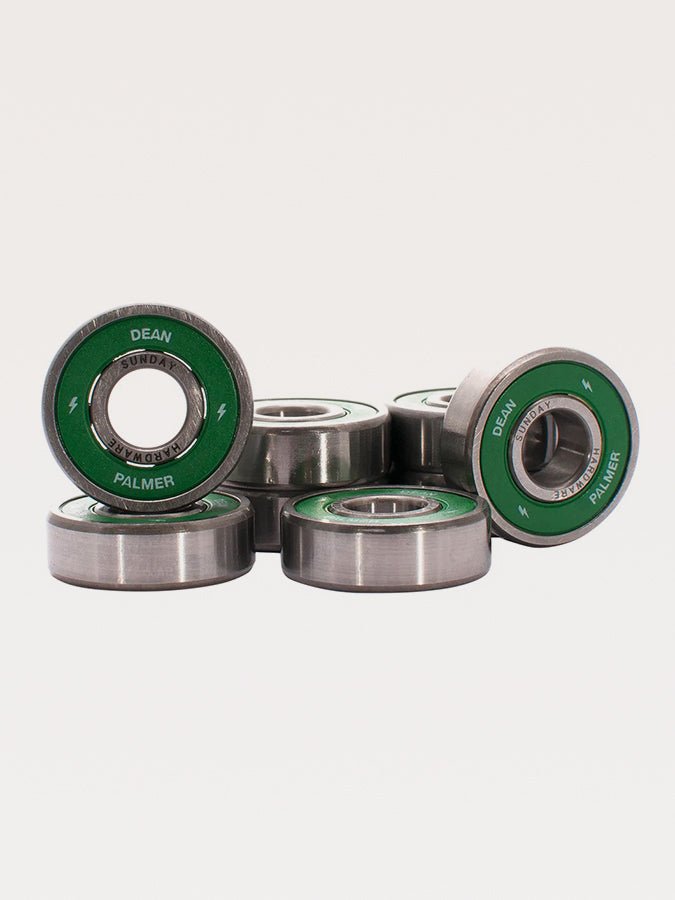 Sunday hardware - dean palmer - shieldless - pro bearings - grind supply co - bideford set skateboard longboard