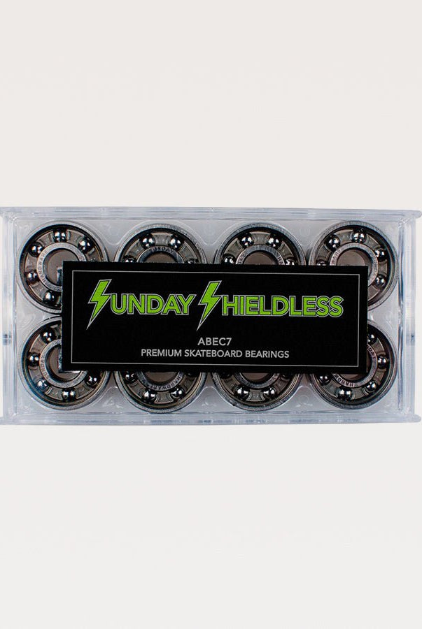 Sunday hardware - shieldless - abec 7 - bearings set skateboard